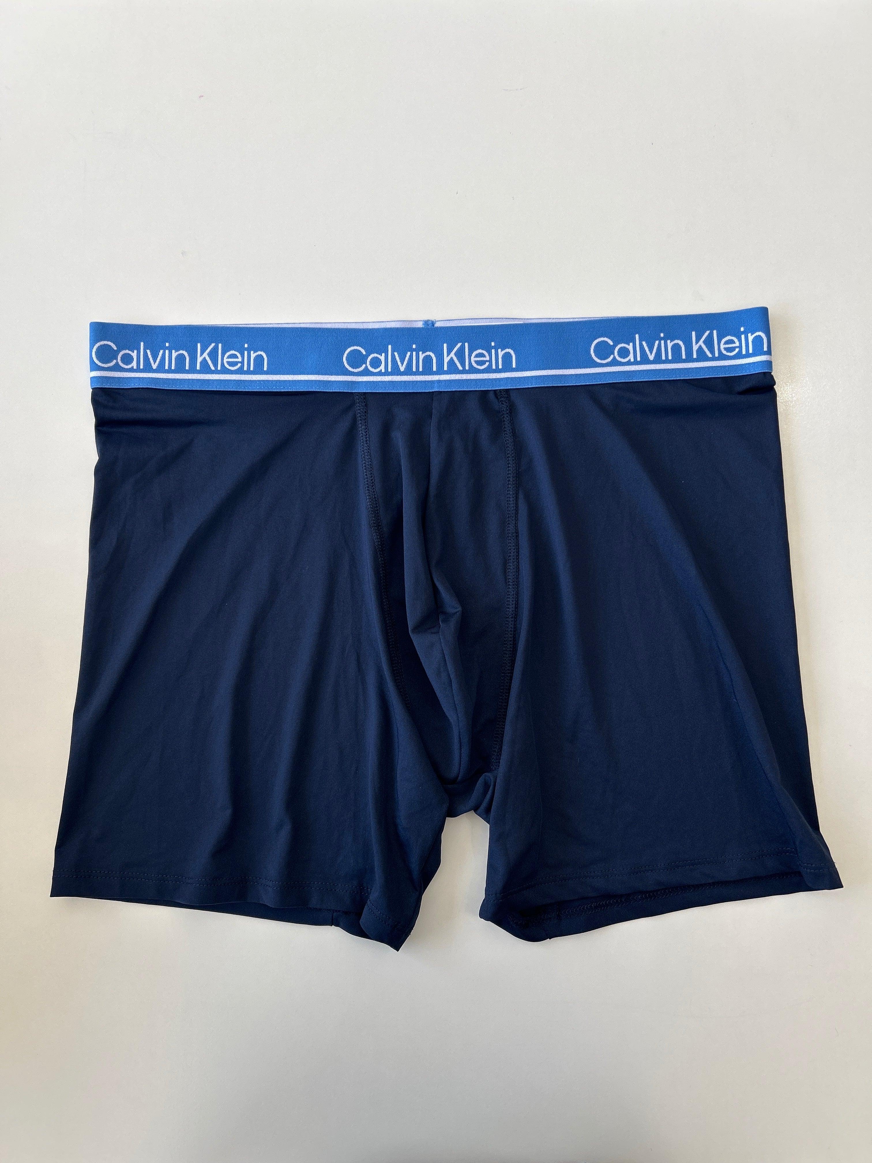 Caleçon boxeur extensible pour homme Calvin Klein L Navy 12, 1 pièce