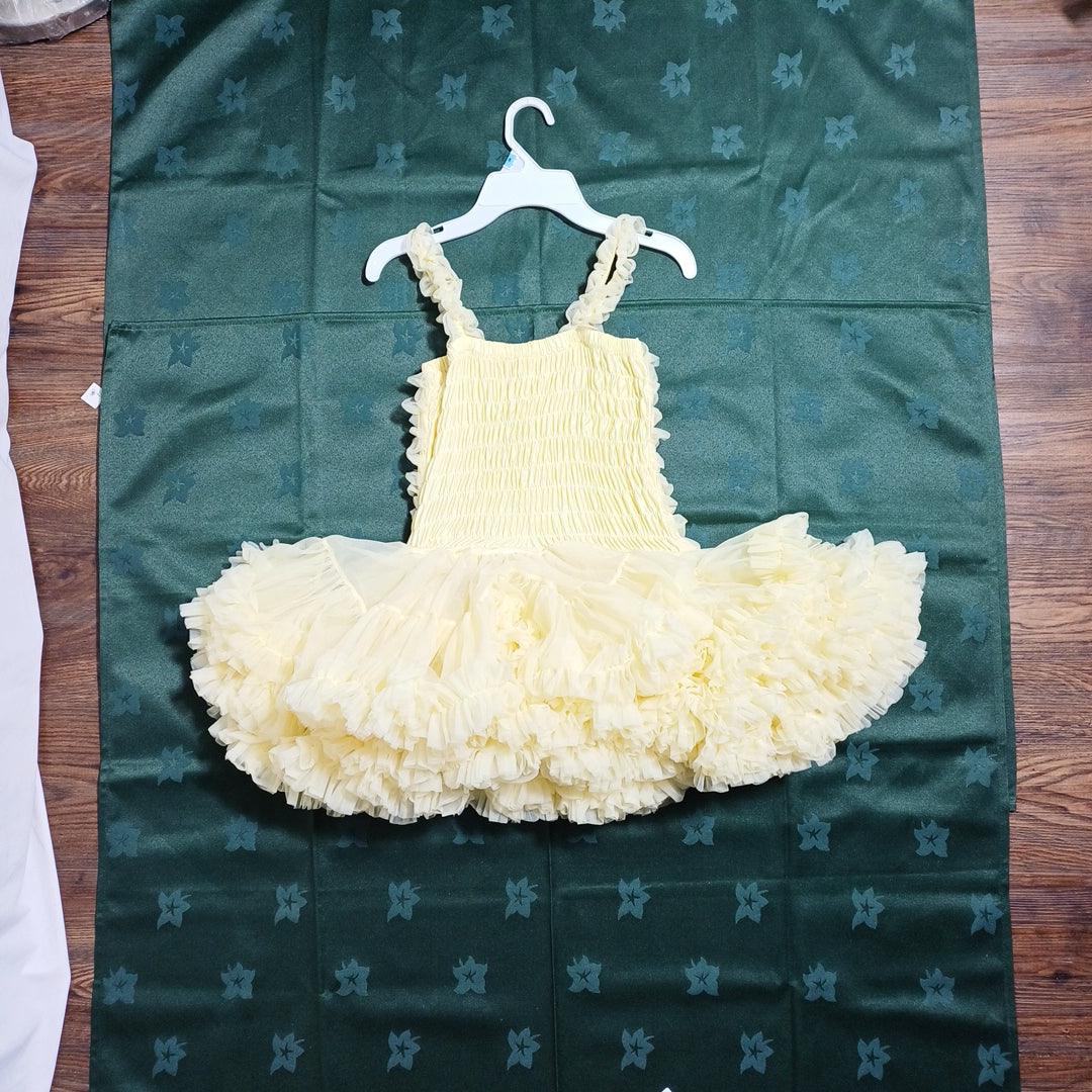 ANGEL'S FACE YELLOW-6-8Y GIRL DRESS AF0011