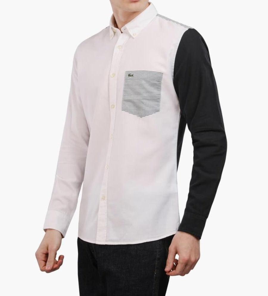 LACOSTE WHITE MEN SHIRT