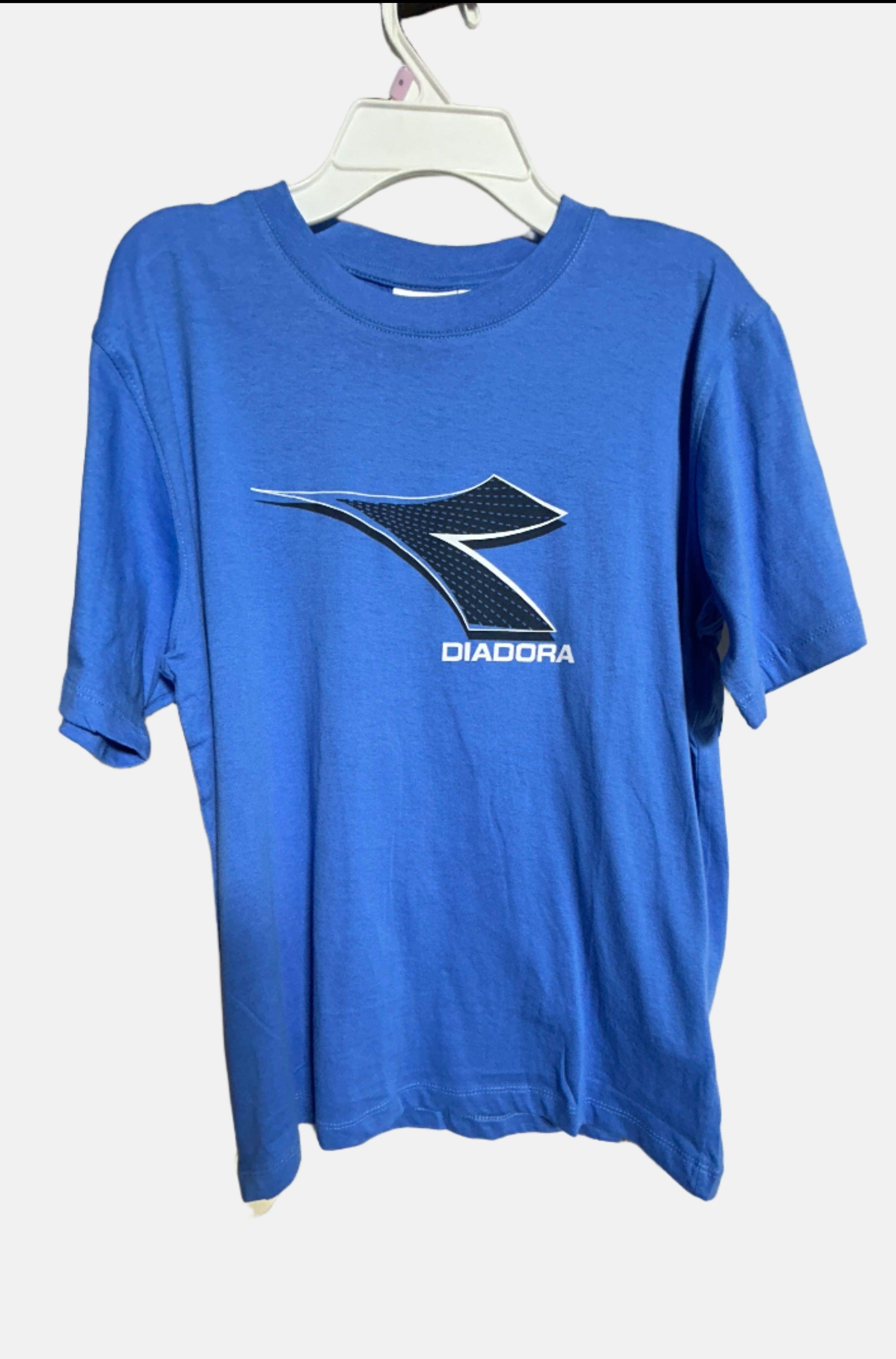 T-SHIRT COL ROND BLEU DIADORA POUR GARÇONS