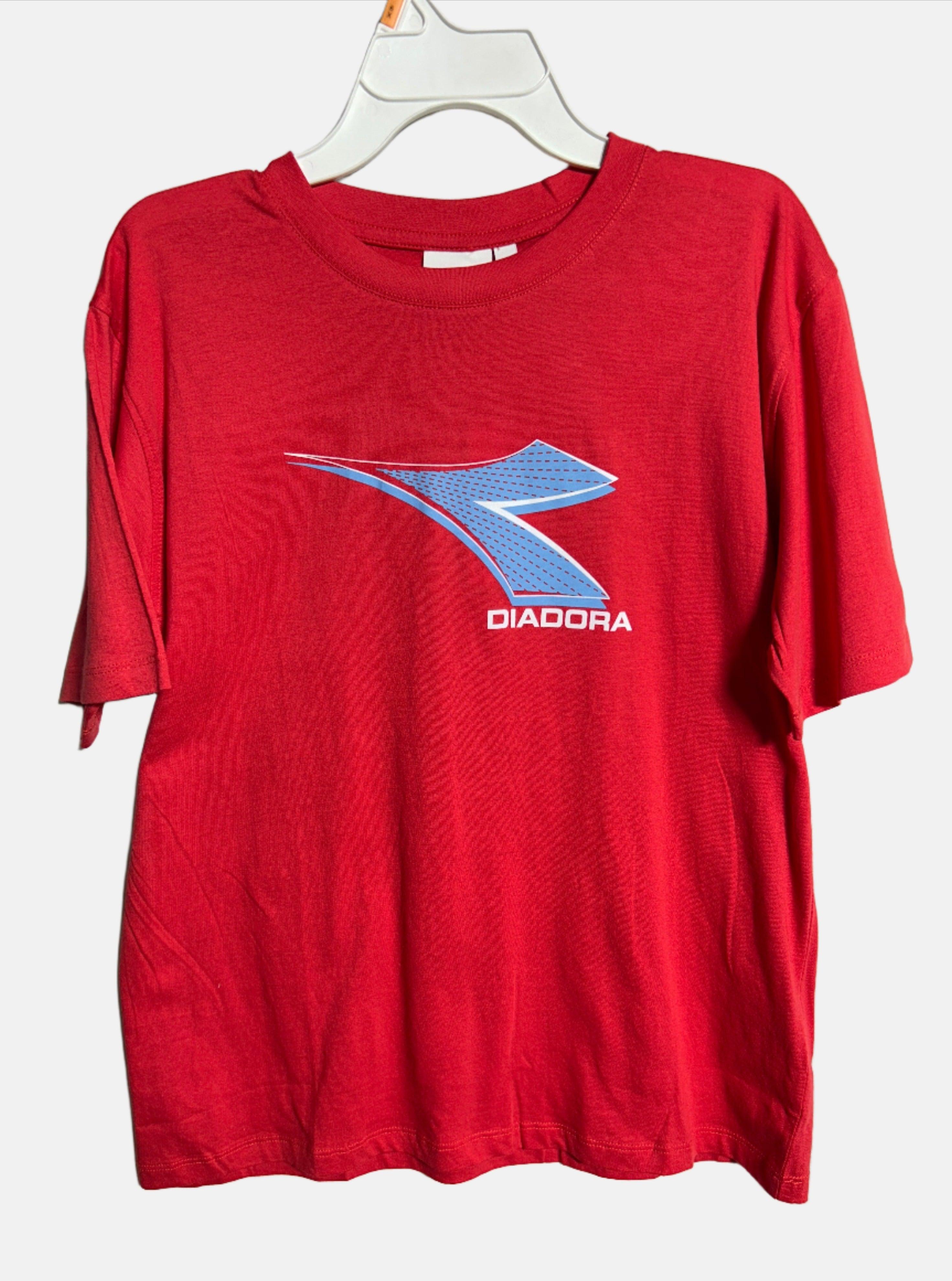 T-SHIRT COL ROND DIADORA ROUGE POUR GARÇONS