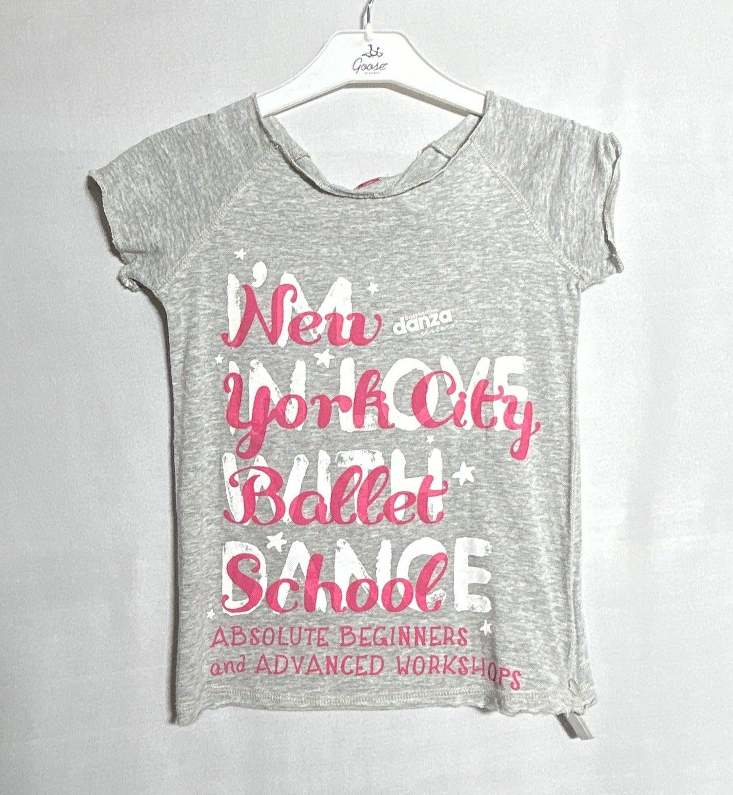 DANZA GIRL T-SHIRT 2073D GRISETTE D30306SS4