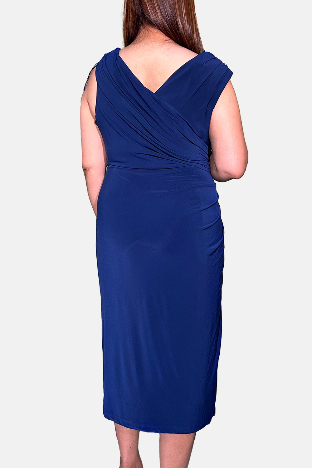 Adrianna Papell Women Sleeveless Dress 012206740 16 Navy