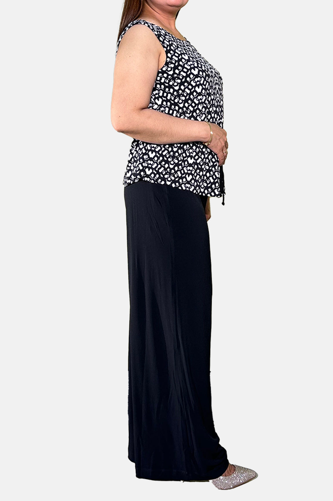 Connected Women Sleeveless Trouser Dress TFG68088P1