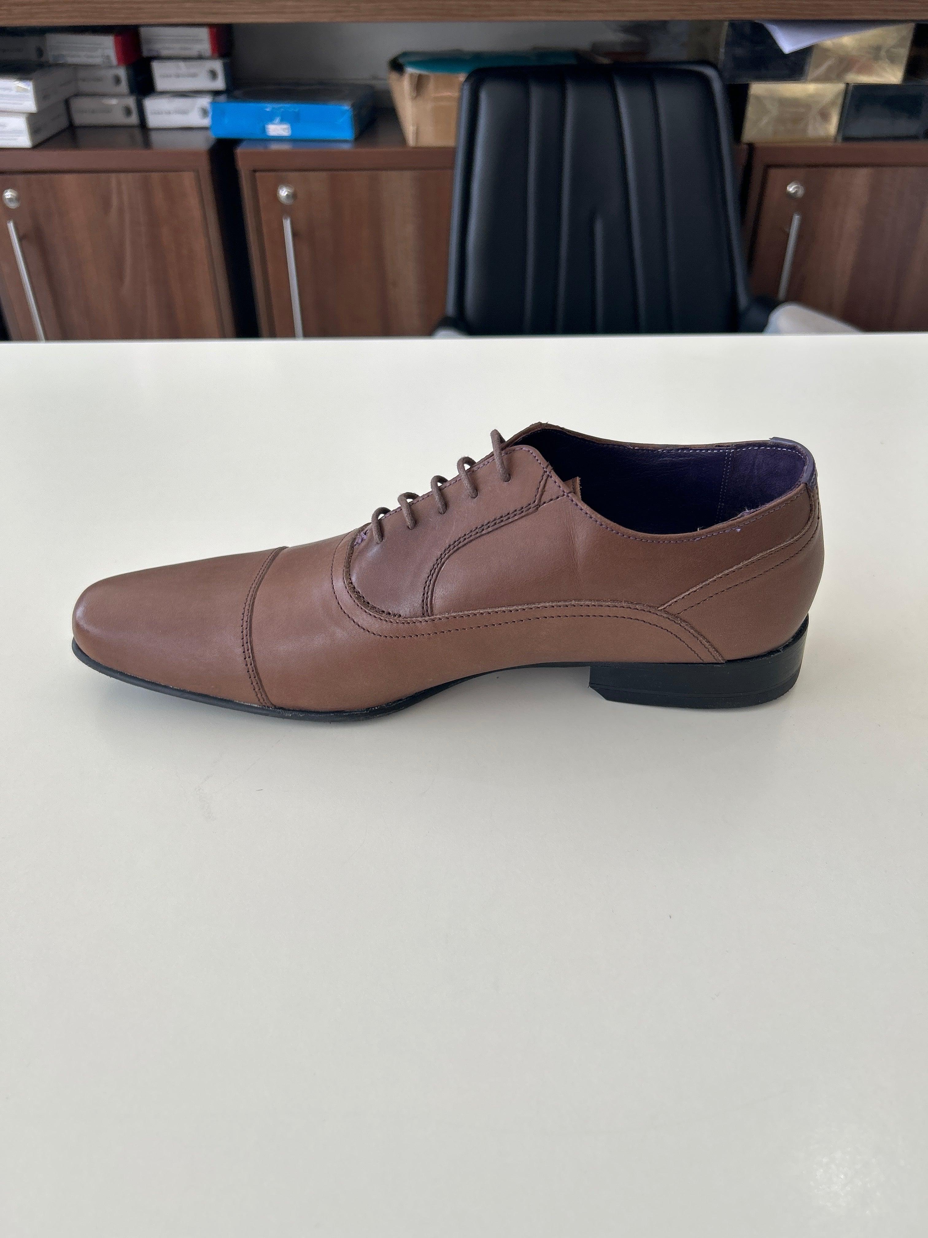 TOE 01 VAMP BROWN 14 Ted baker  Men Formal shoes