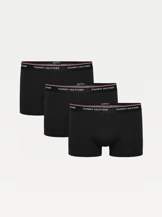 Lot de 3 boxers Tommy Hilfiger pour homme, entièrement noirs