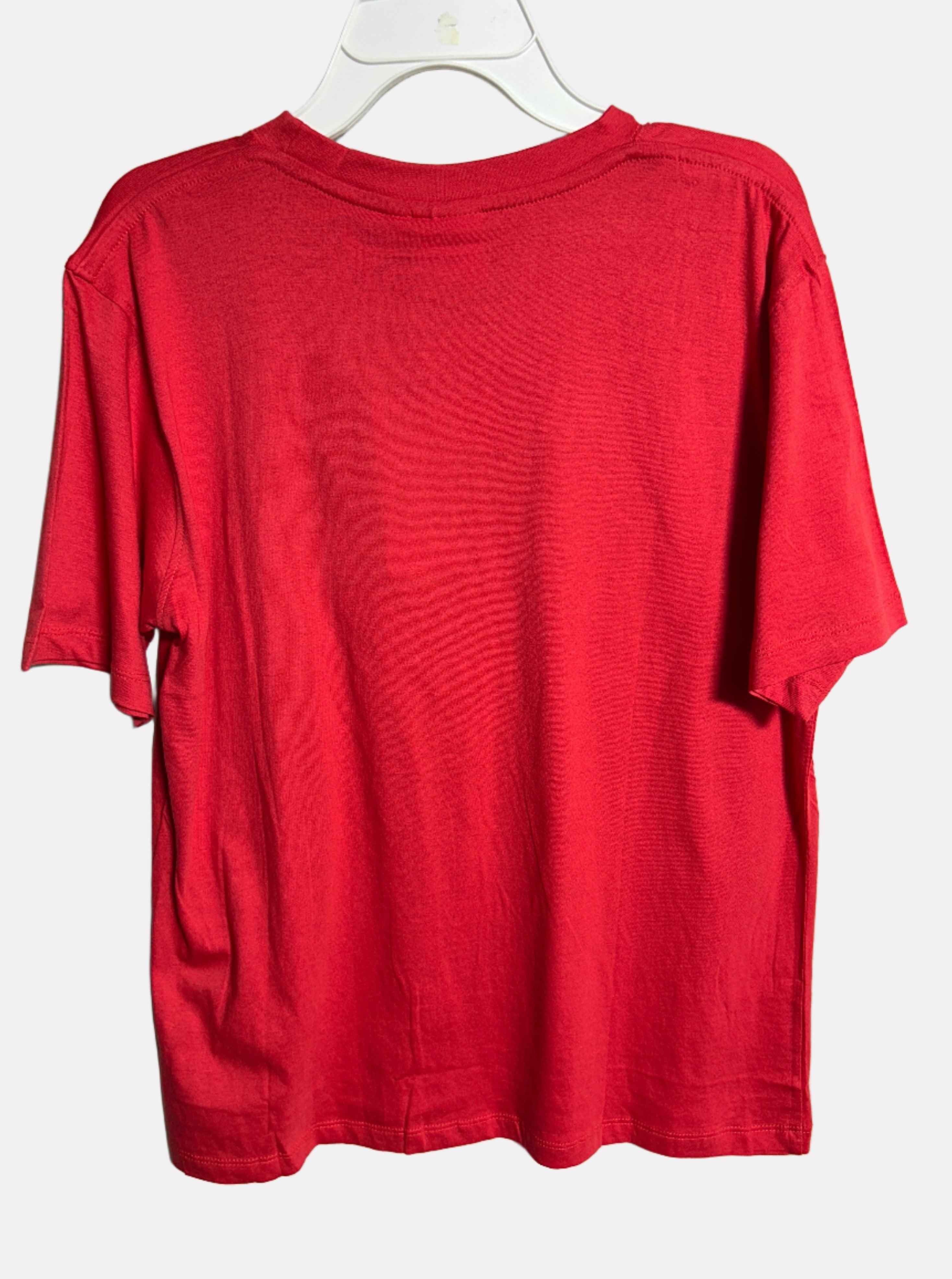 DIADORA RED BOYS ROUND NECK T-SHIRT