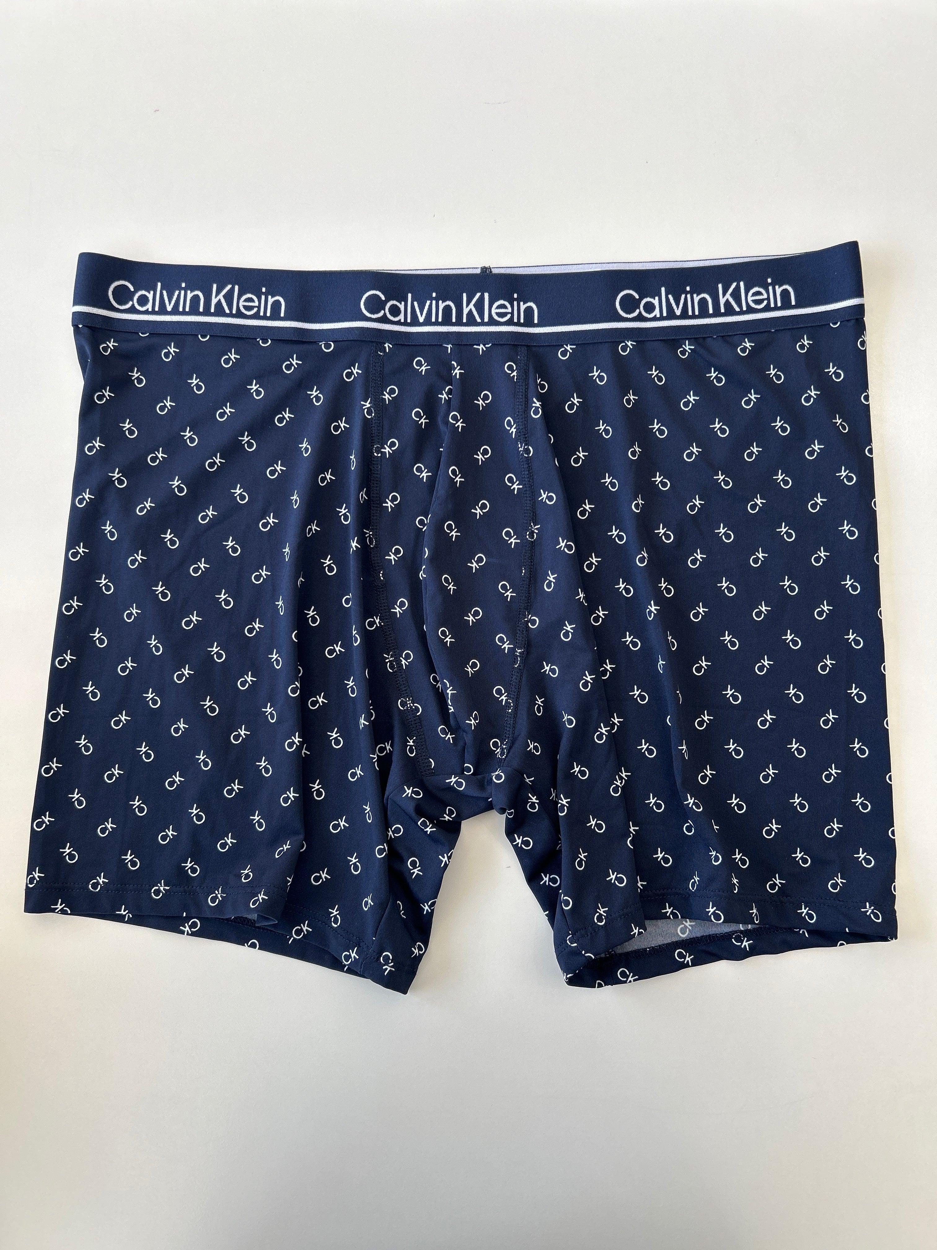 Caleçon boxer extensible XL bleu marine 7 Calvin Klein pour homme, 1 pièce