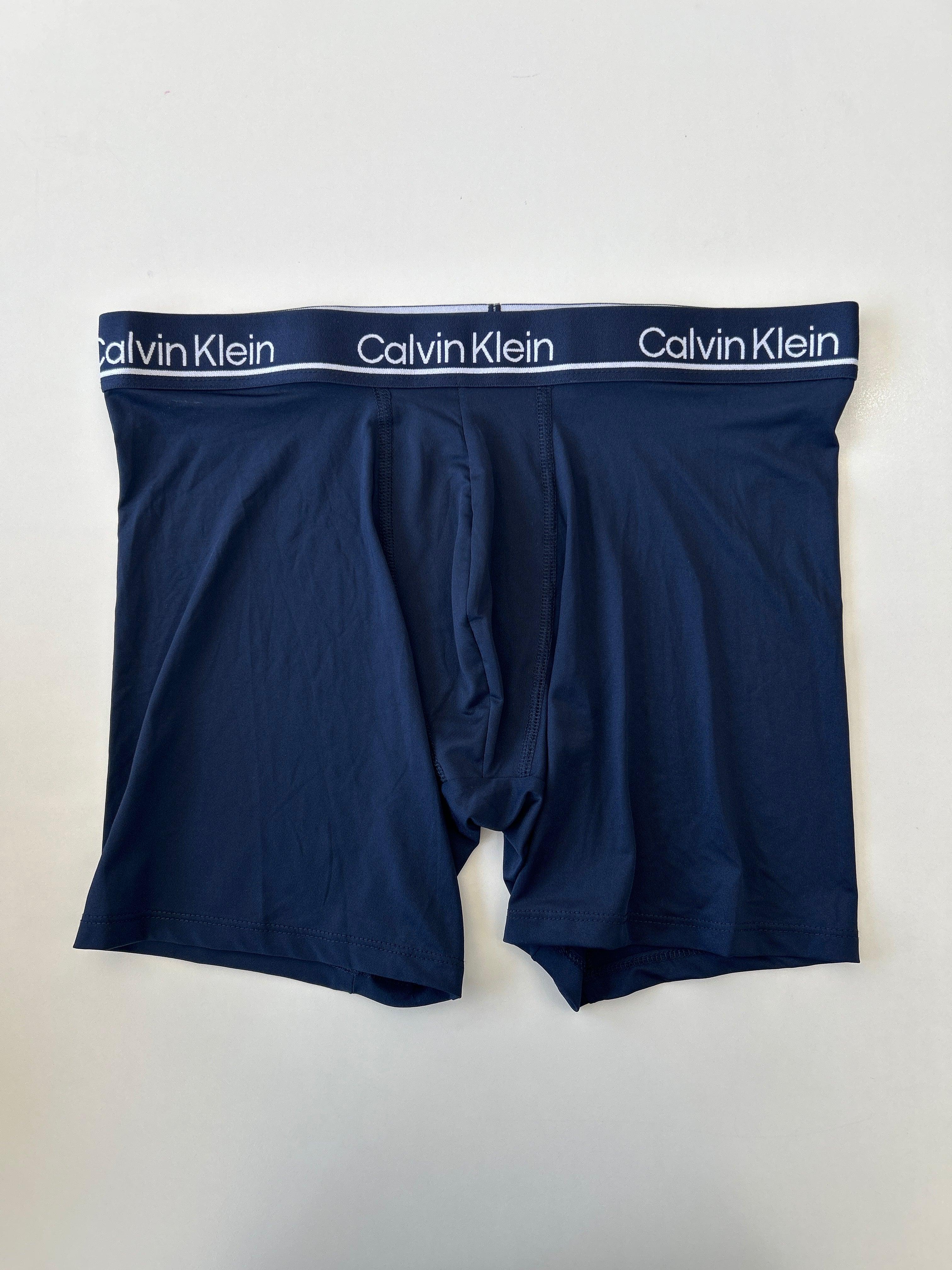 Caleçon boxeur extensible pour homme Calvin Klein L Navy 14, 1 pièce