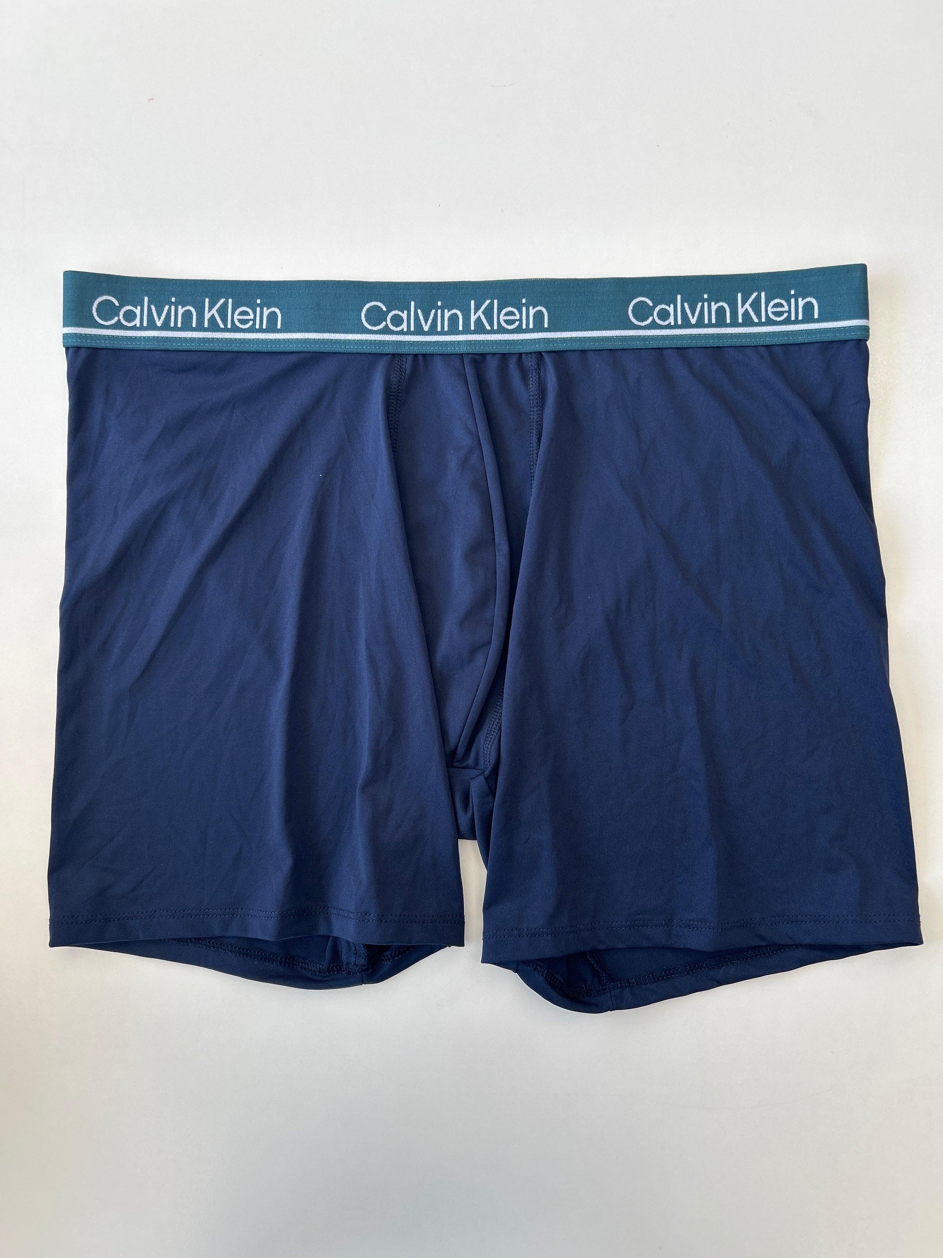 Caleçon boxer extensible XL Navy 16 Calvin Klein pour homme, 1 pièce