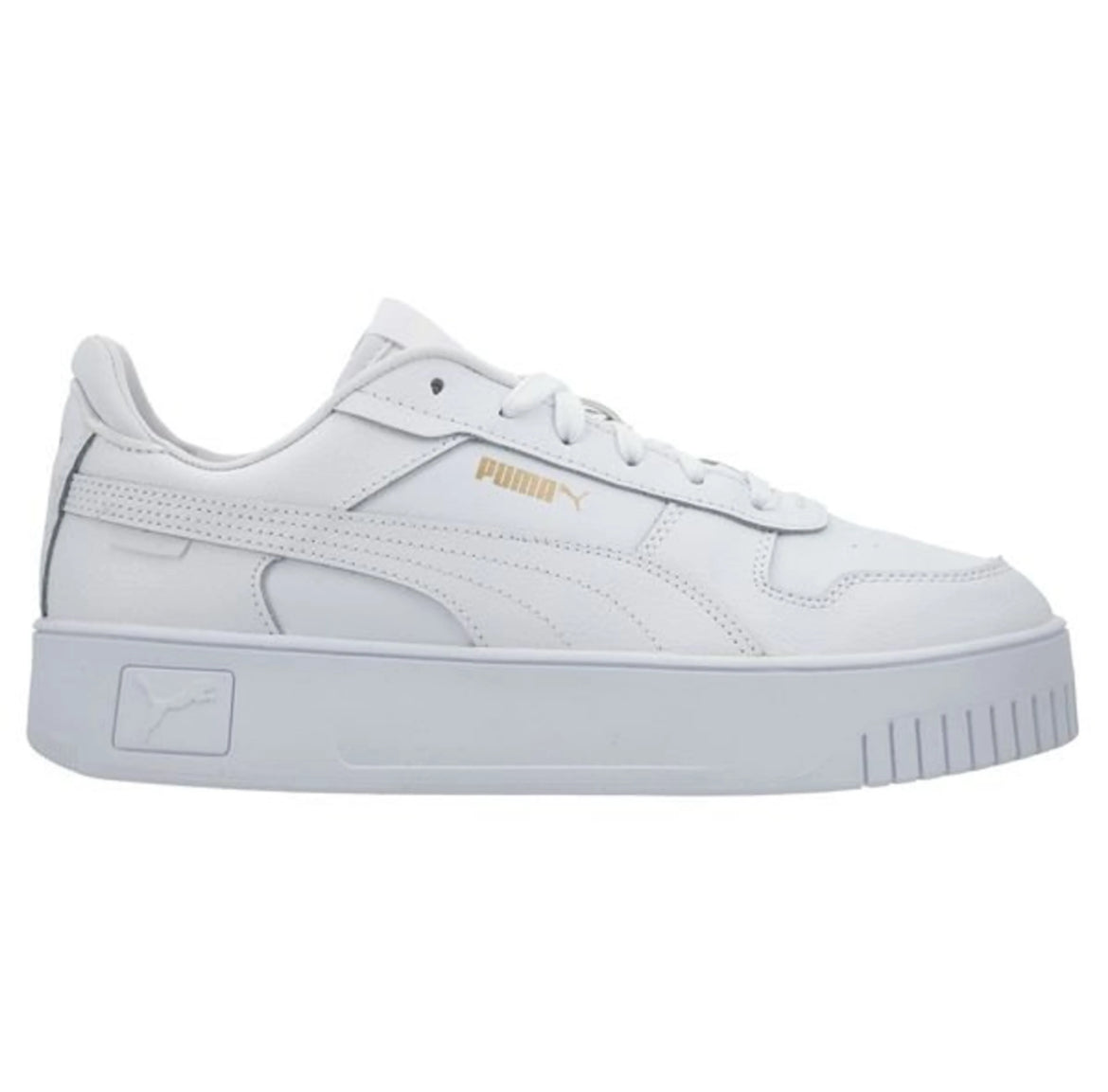 Puma Carina Street Shoes for Women White Gold