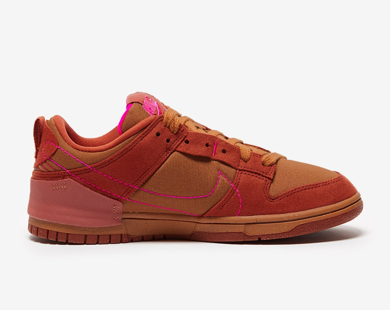 Nike Dunk Low Disrupt 2 Shoes for Women Desert Bronze/ Pink Prime