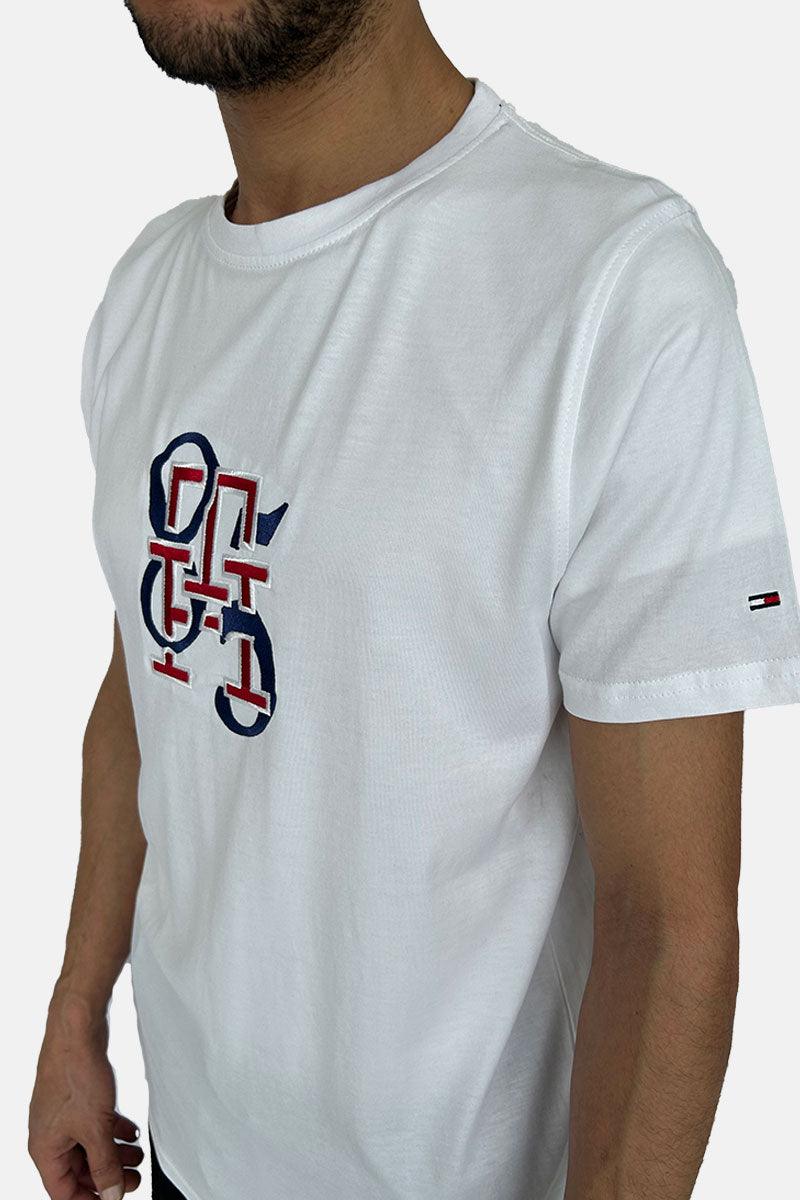 TOMMY HILFIGER WHITE ROUNDNECK T-SHIRT SS