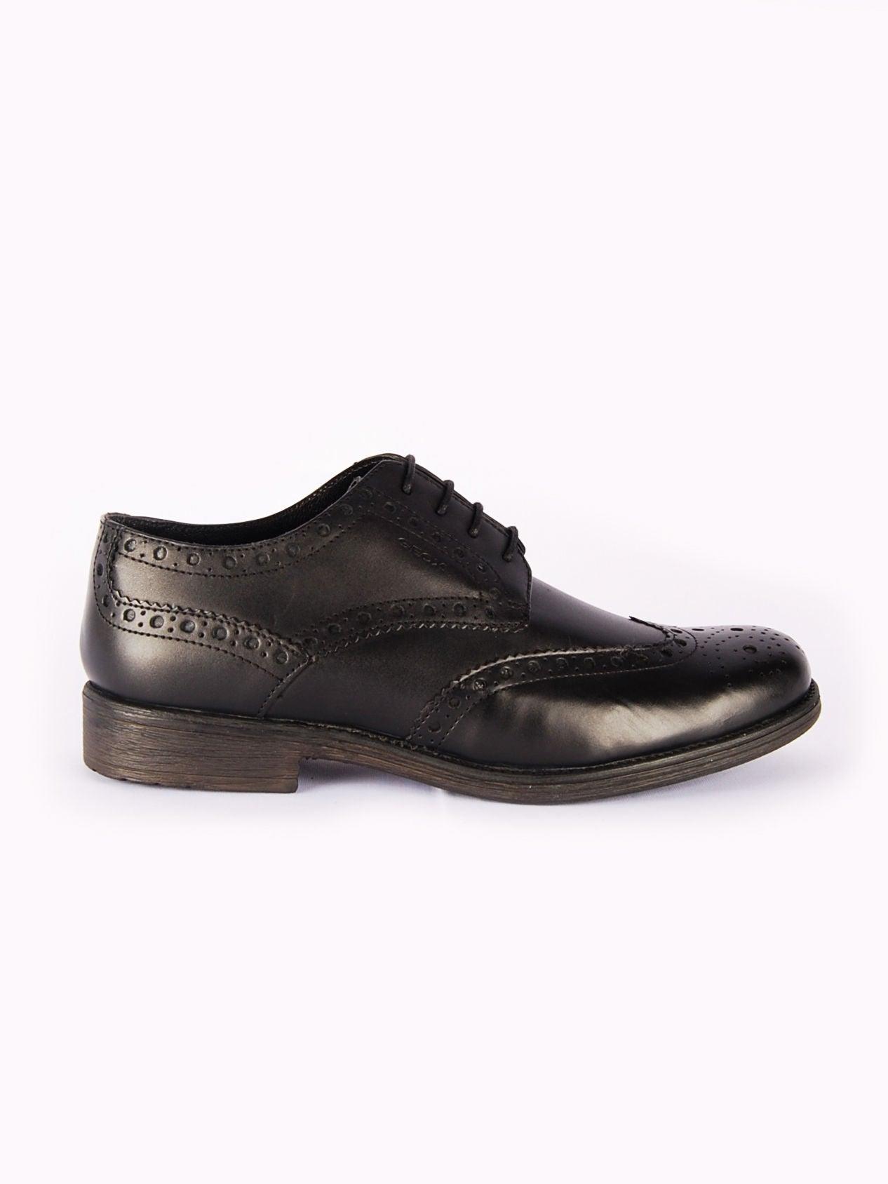 GEOX Designer Black Men Formal Shoes