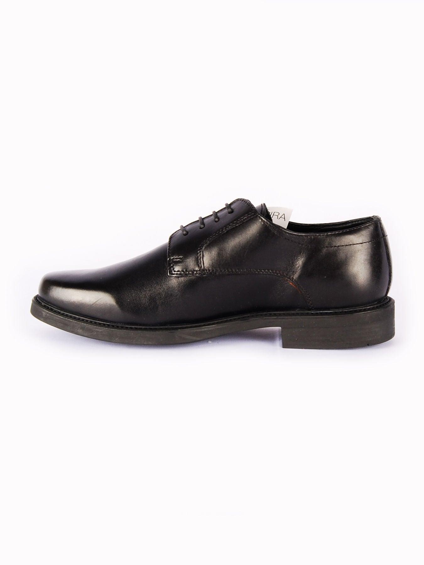 GEOX Plain Black Men Formal Shoes