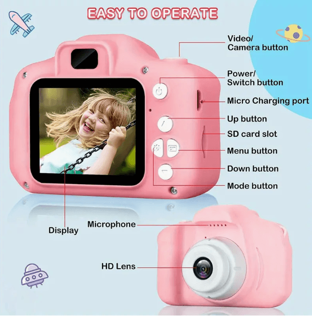 Pink Kid Camera