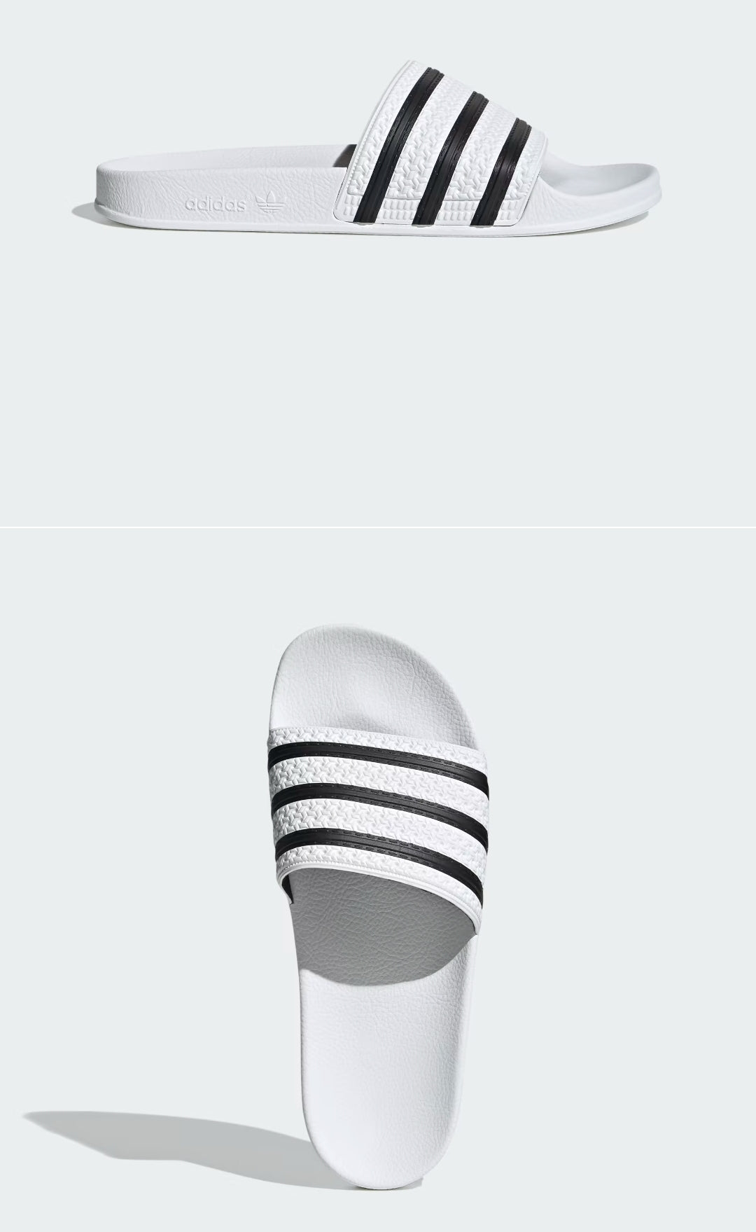 Adidas ADILETTE Slide Sandal White/Black 280648