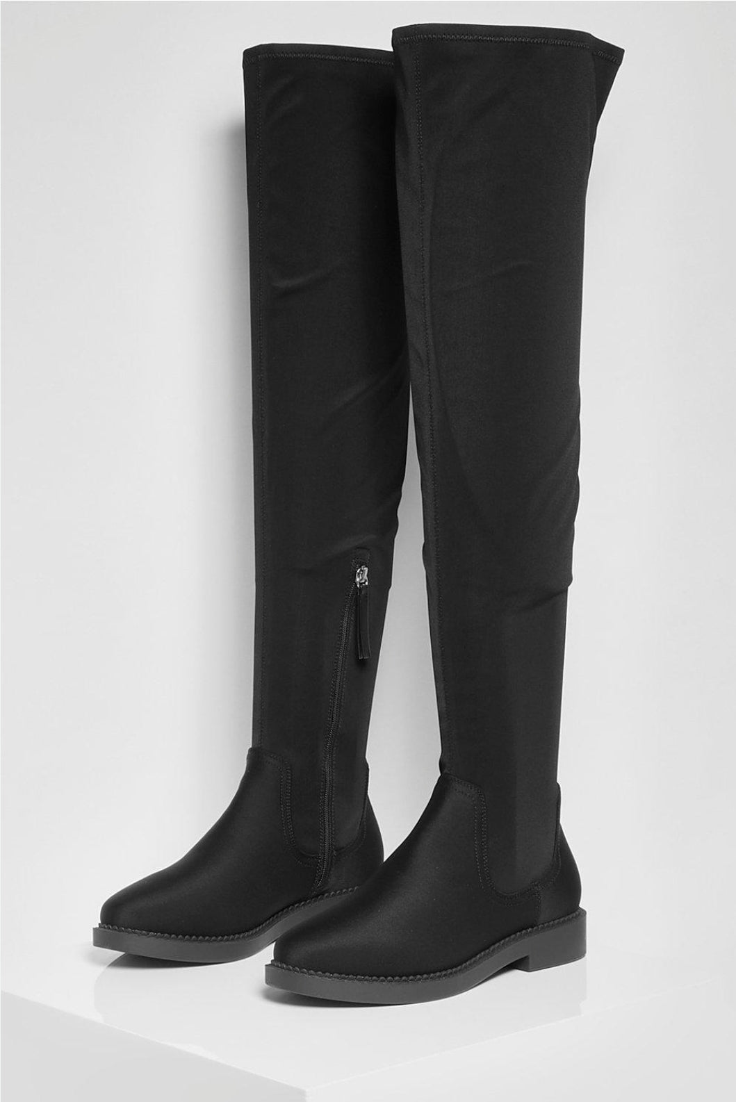 Boohoo Women Long Boot Black