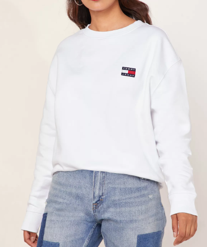 Pull blanc Tommy Jeans pour homme