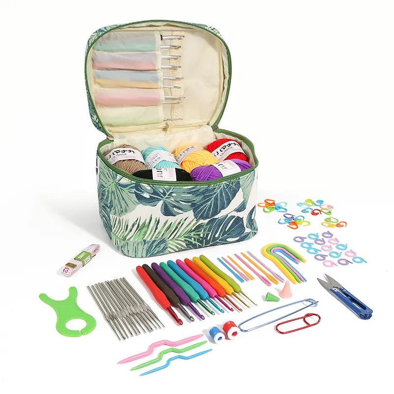 Crochet Hook Kit Various Wool Accessories Knitting Tool Set