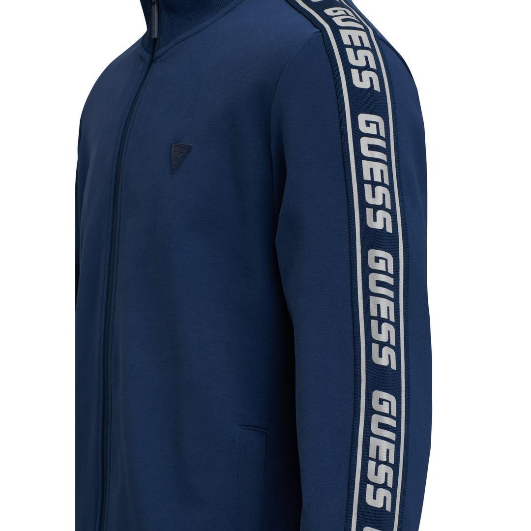 Guess Full-Zip Sweatshirt Men Z2YQ12K6ZS1 Blue