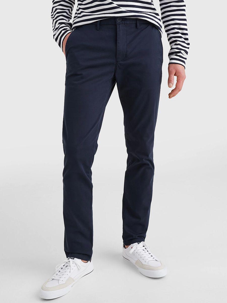 Pantalon chino bleu marine Tommy Hilfiger pour homme