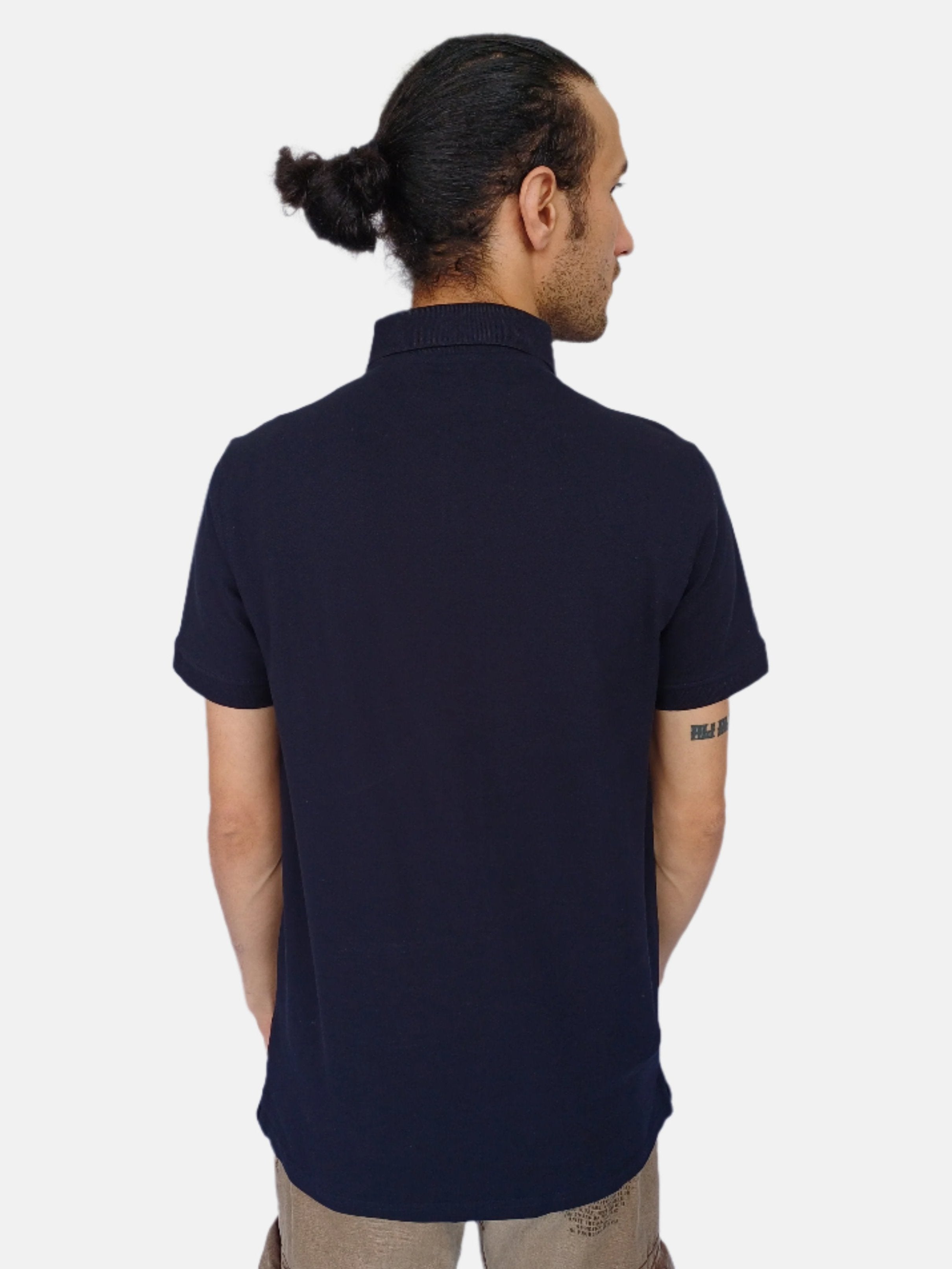 Lacoste Men Polo T-shirt Slim Fit Navy