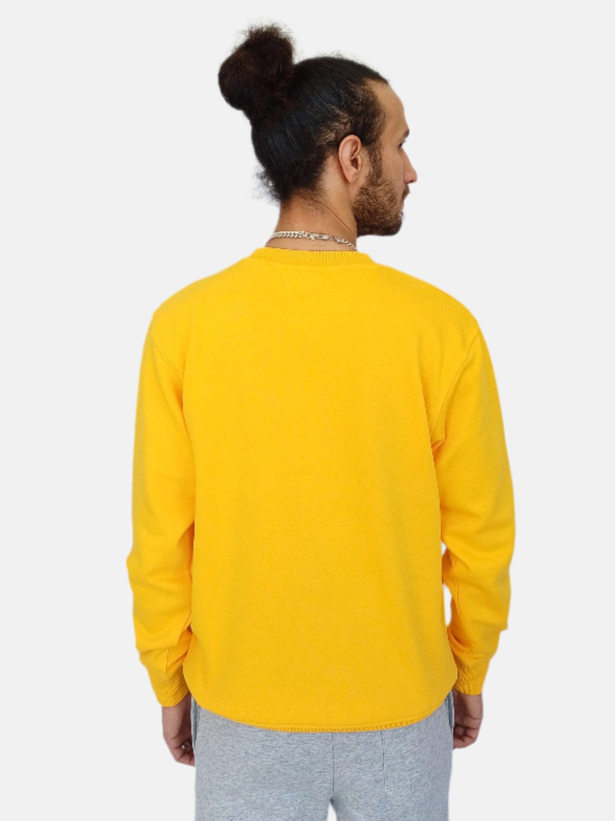 Yellow Jack & jones Crew Neck Sweatshirt