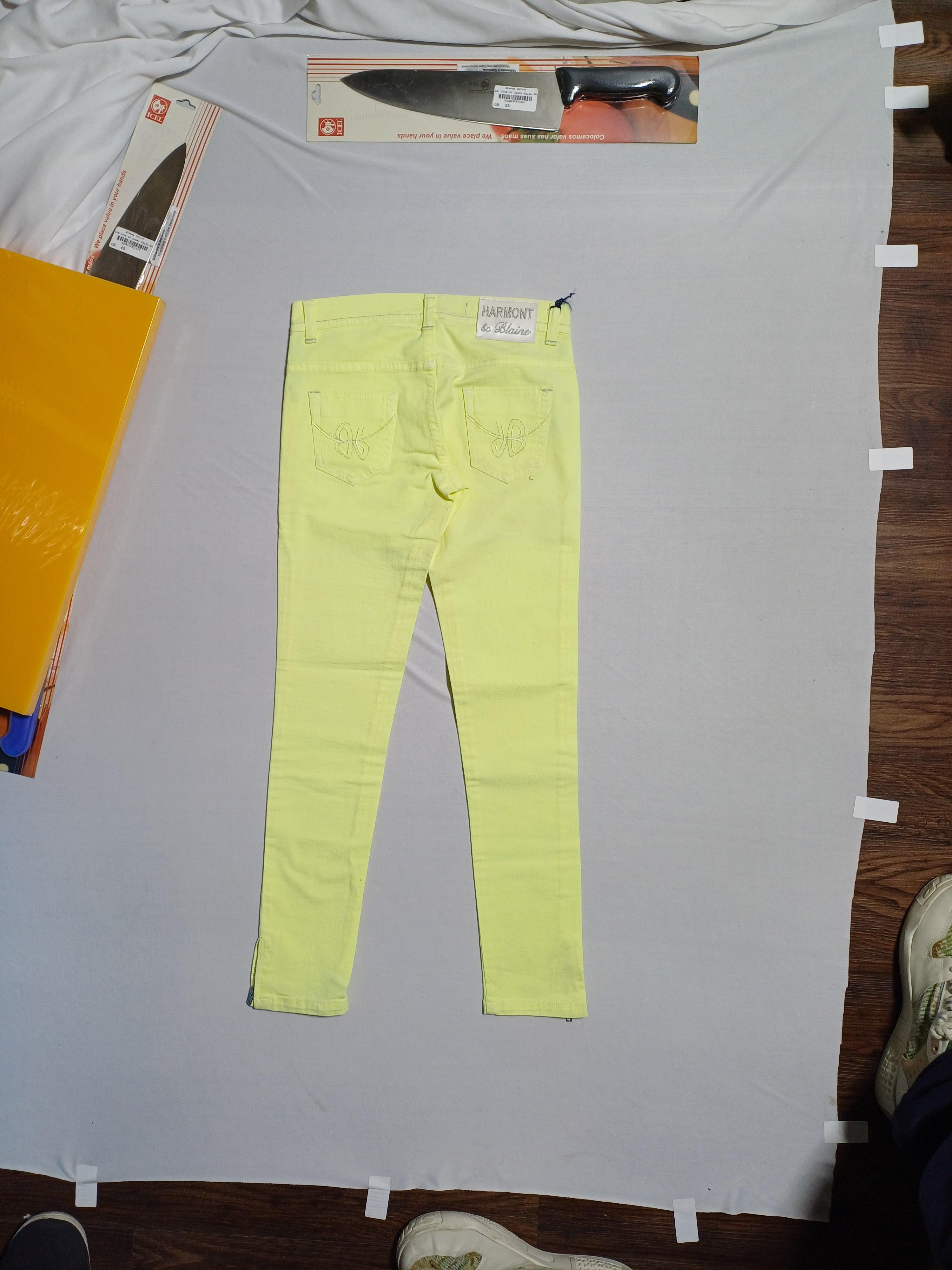 HARMONT&BLAINE YELLOW-L/140 GIRL JEANS 9000JW