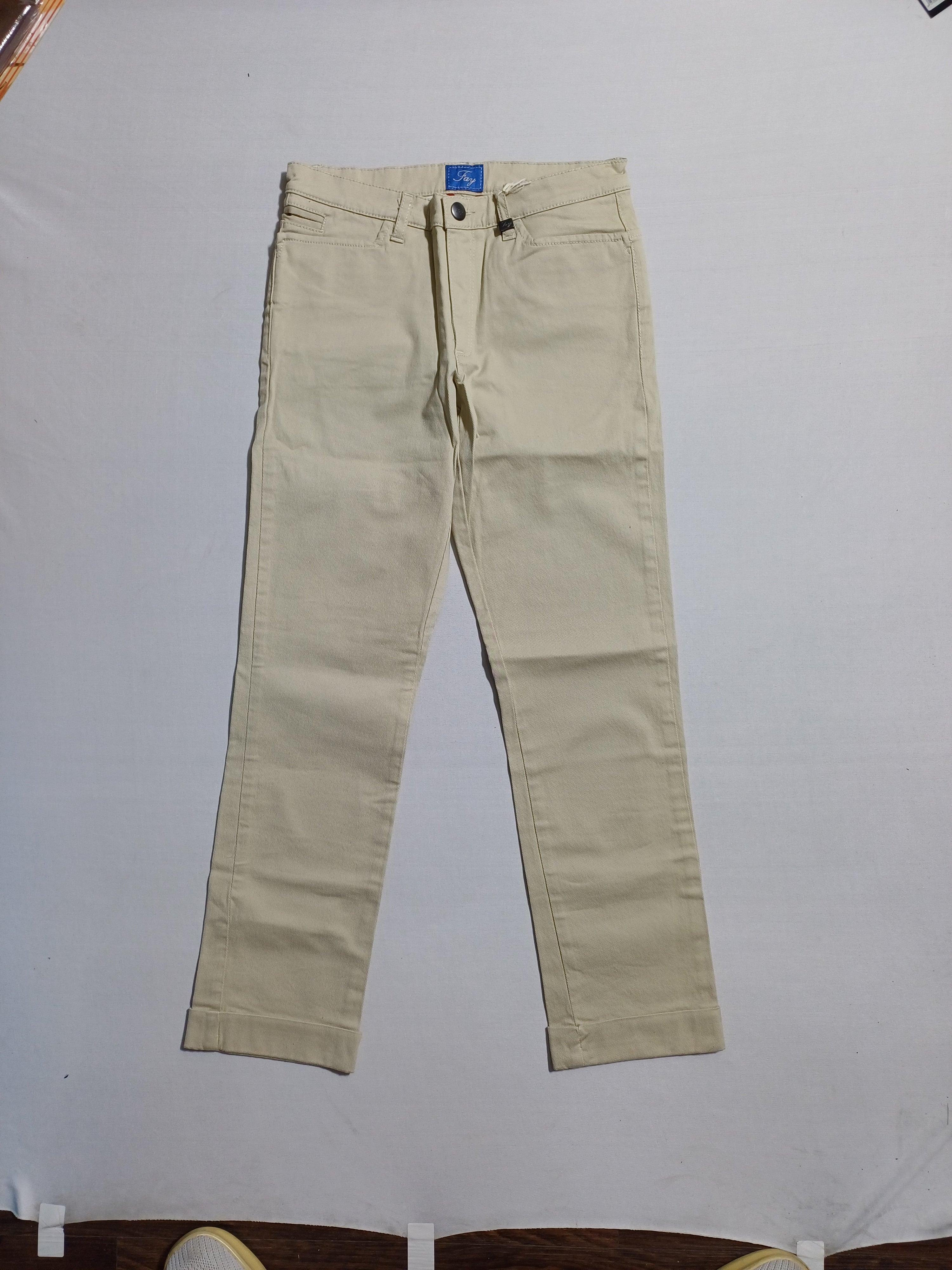 FAY BOY BEIGE-10Y TROUSER 2329