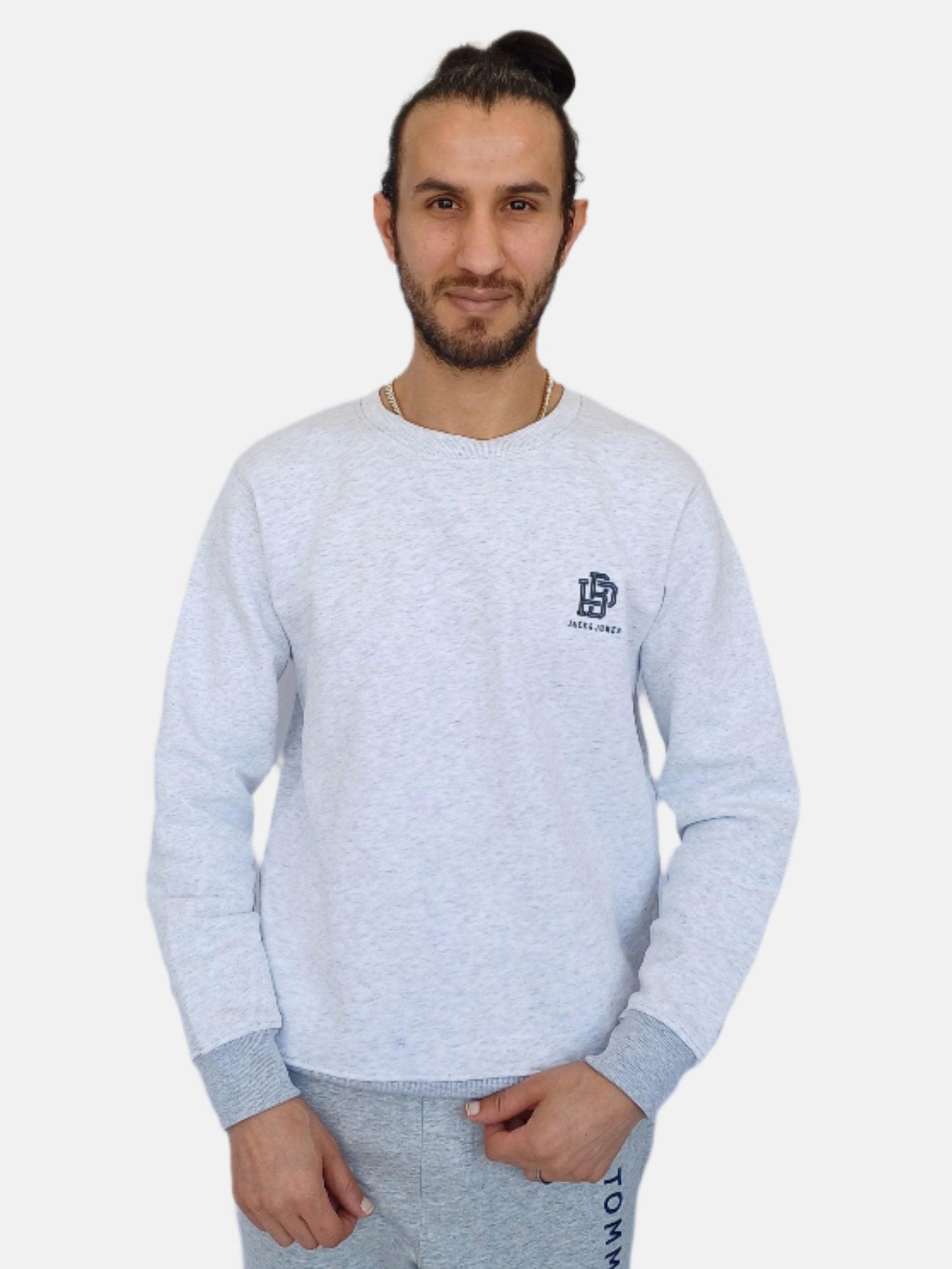 Sweat-shirt ras du cou gris Jack &amp; Jones