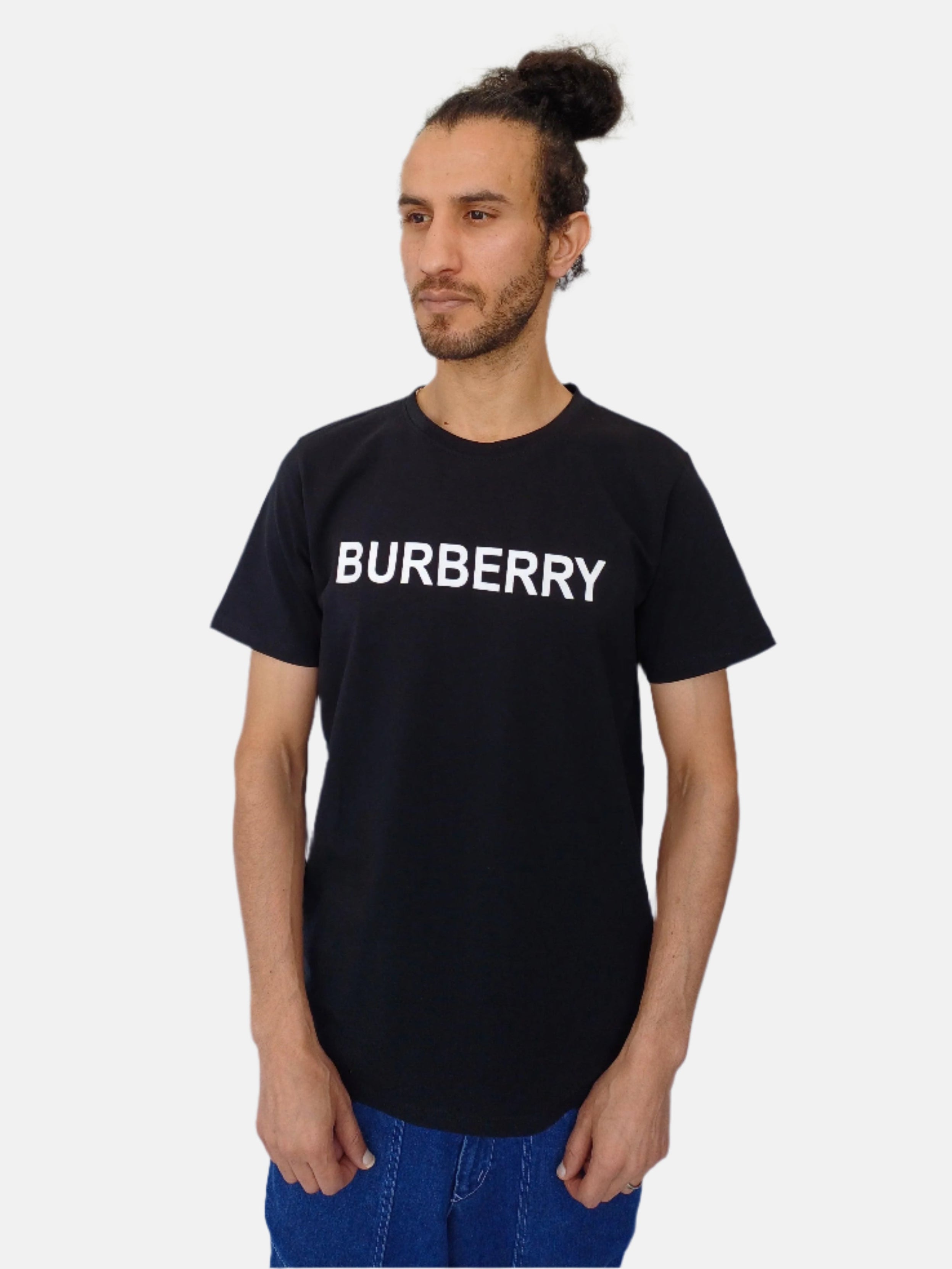 Burberry Round Neck T-shirt Black