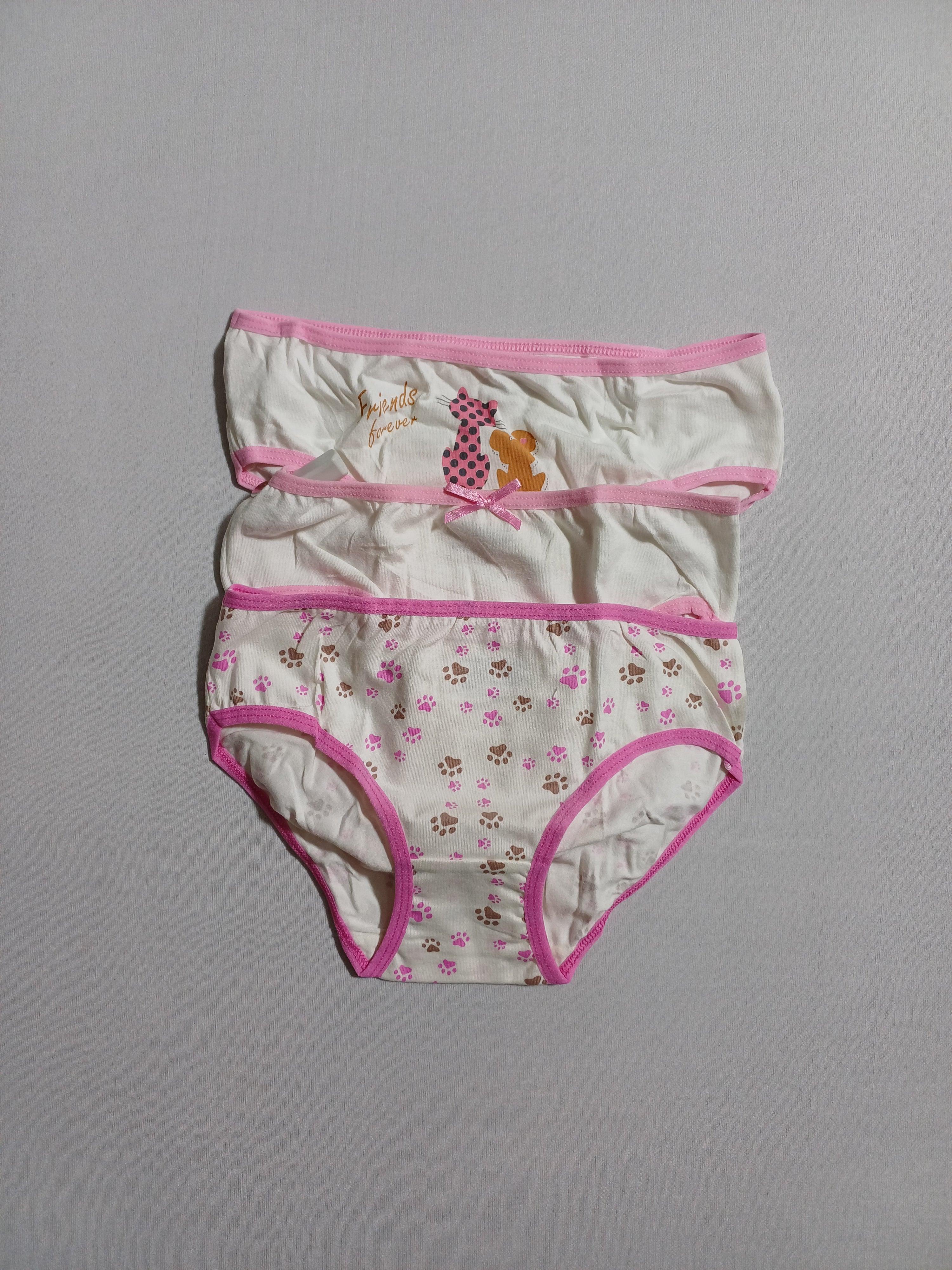 k128020 Paw Girl 3pcs Briefs