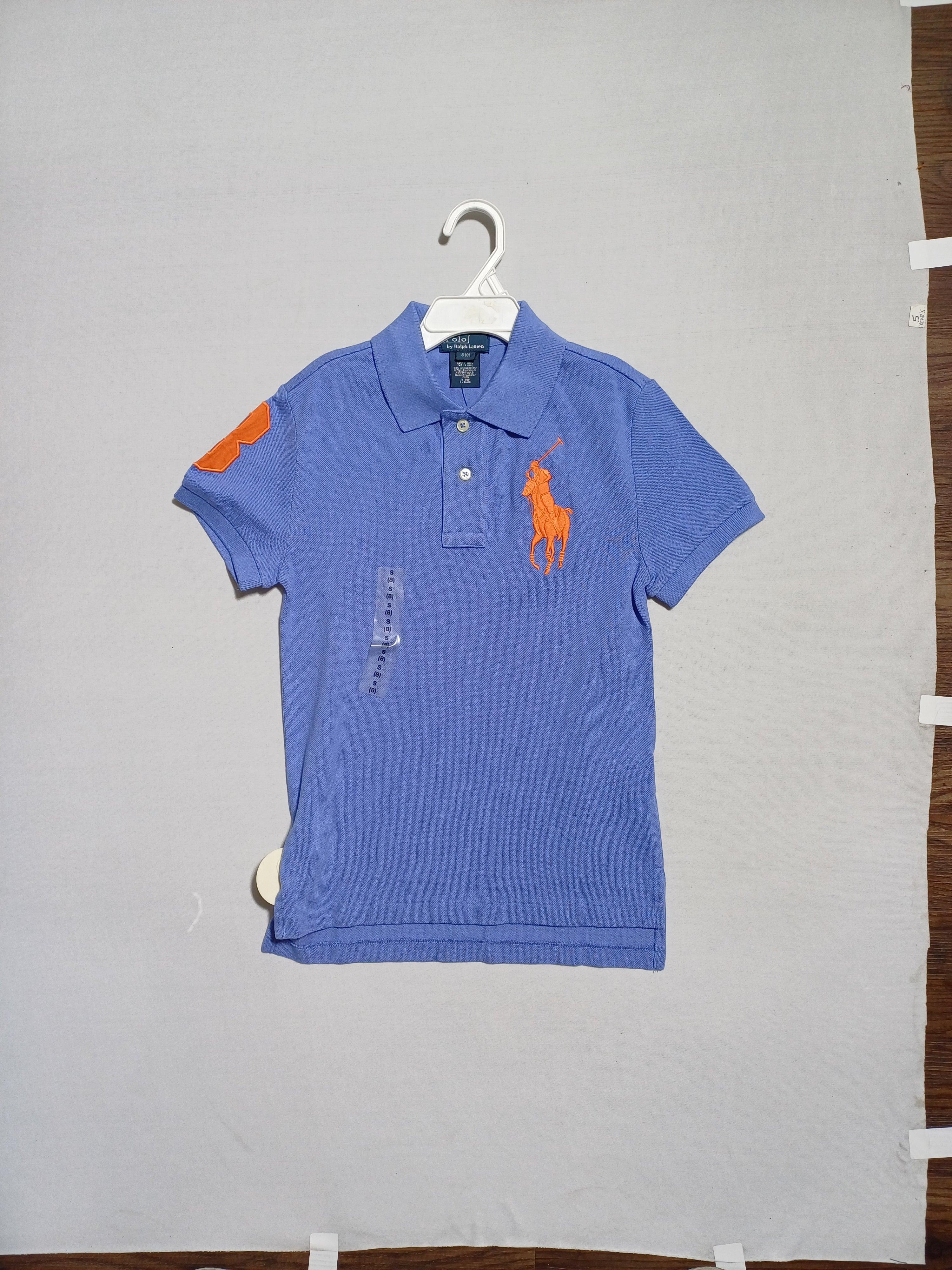 T-SHIRT POLO BLEU RALPH LAUREN POUR GARÇONS 323169118