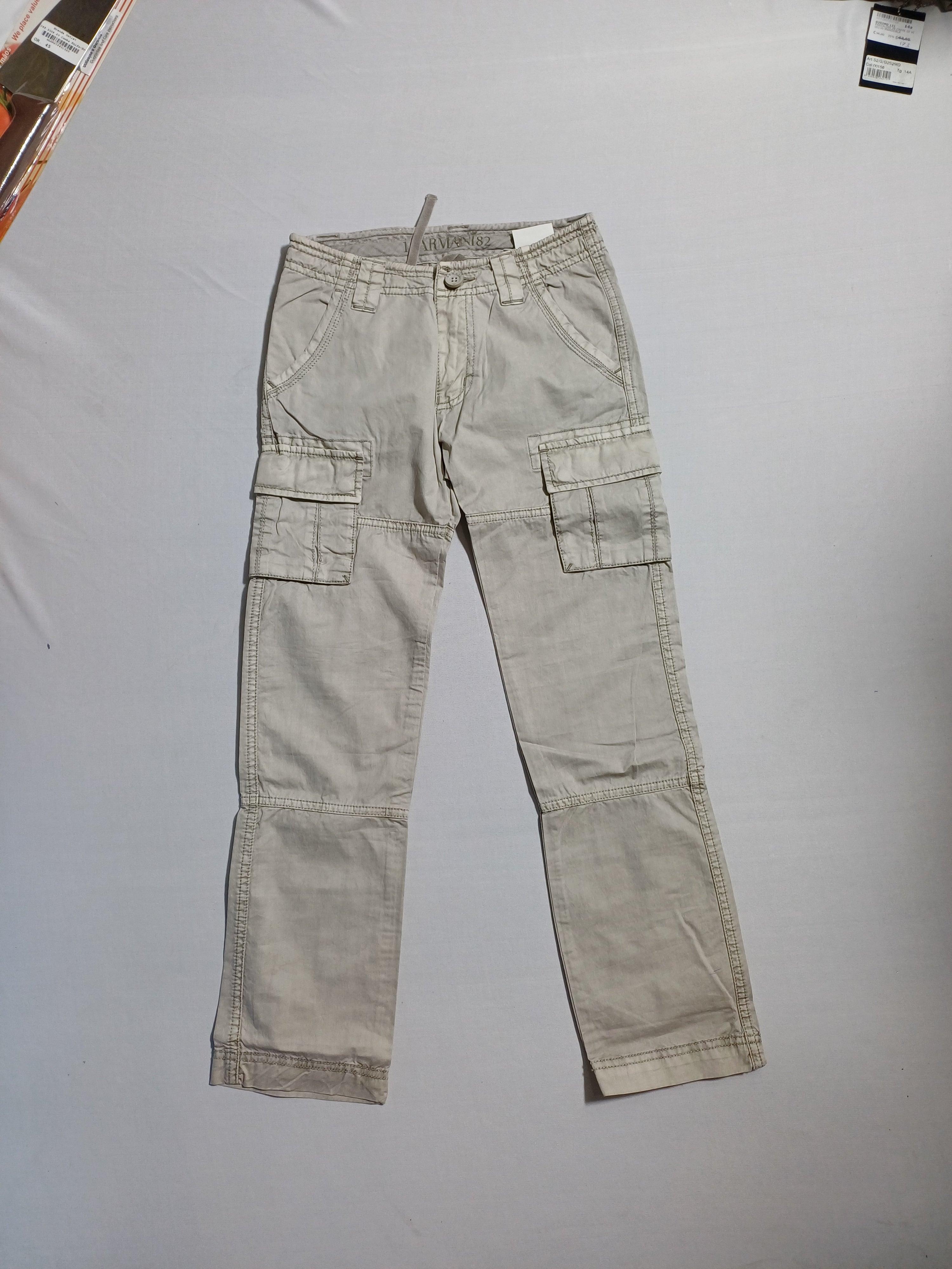 ARMANI GREY-8A BOY TROUSER P052W P14RA