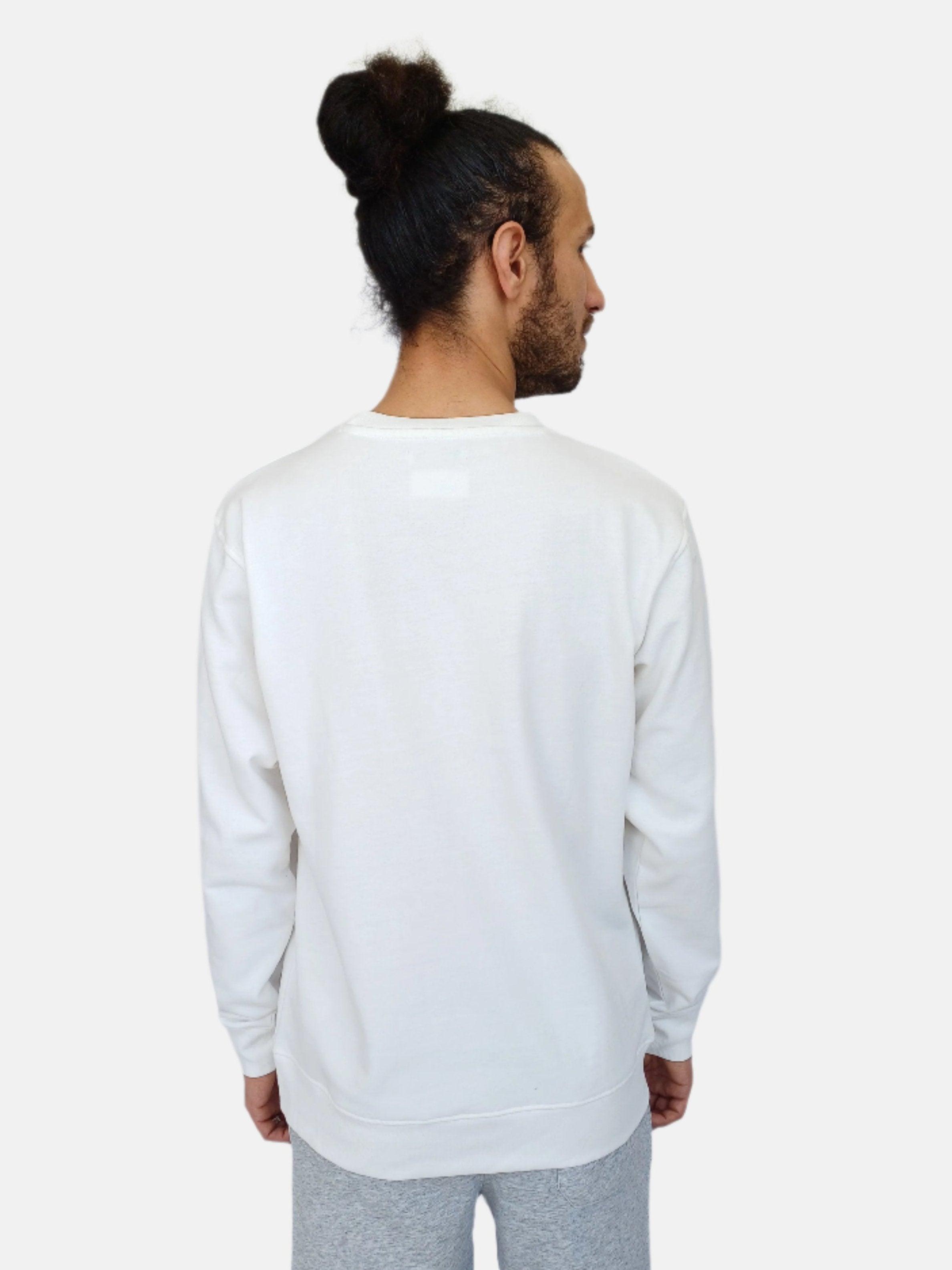 Sweat-shirt ras du cou blanc Jack &amp; Jones