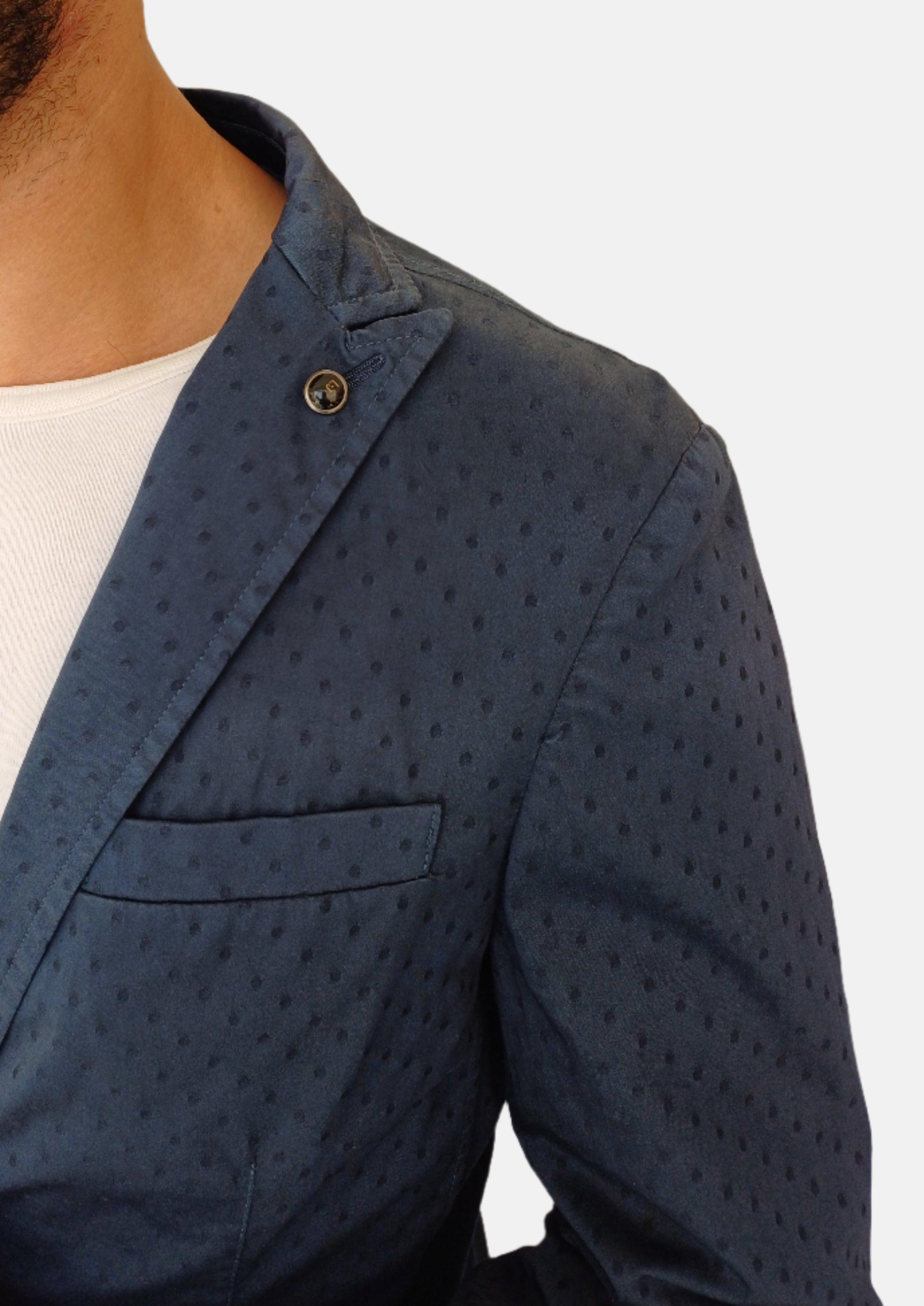 Blazer bleu marine POIS pour homme de LIU.JO