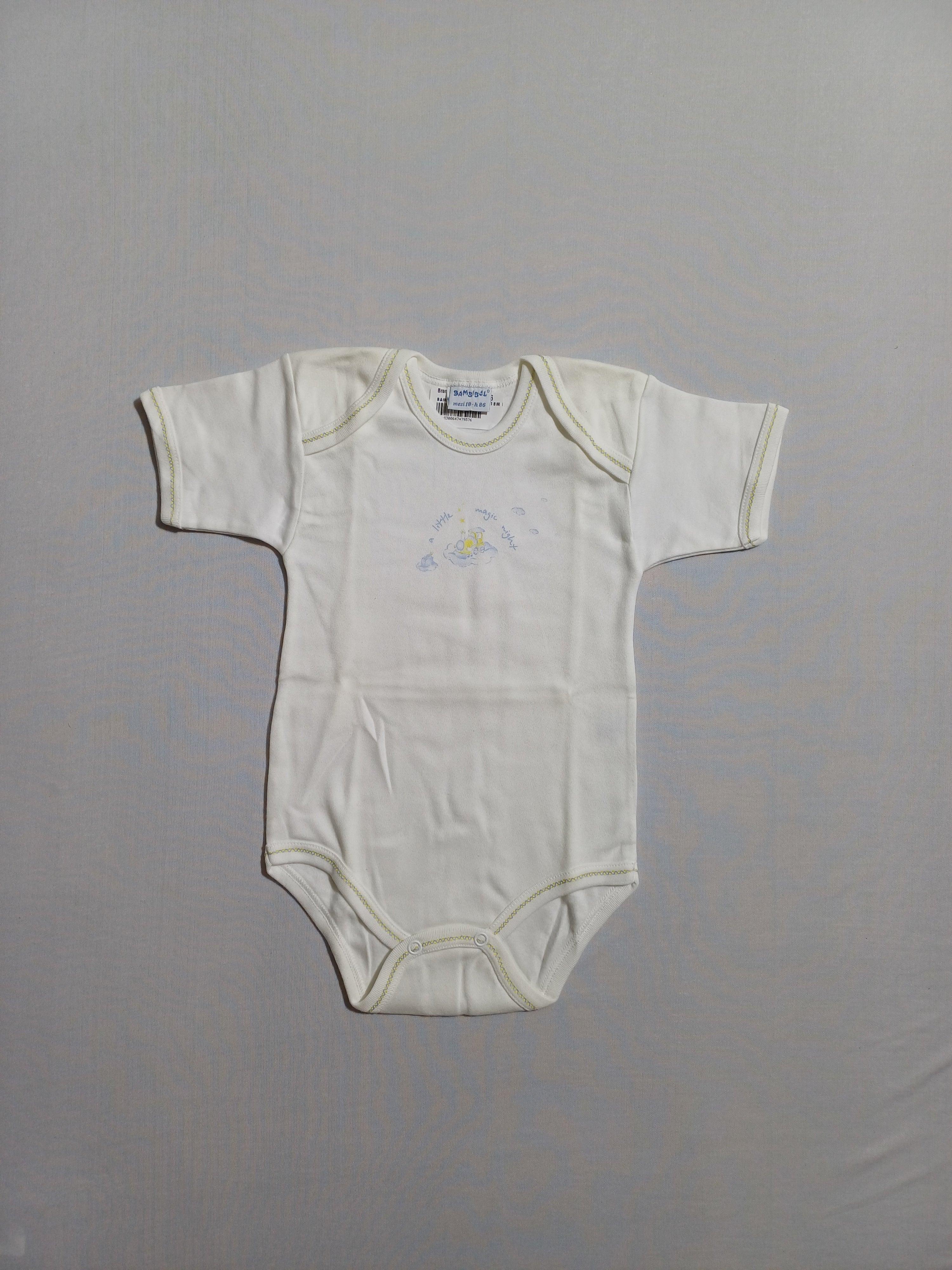 BAMBIBEL WHITE BLUEBABY ROMPER 41046