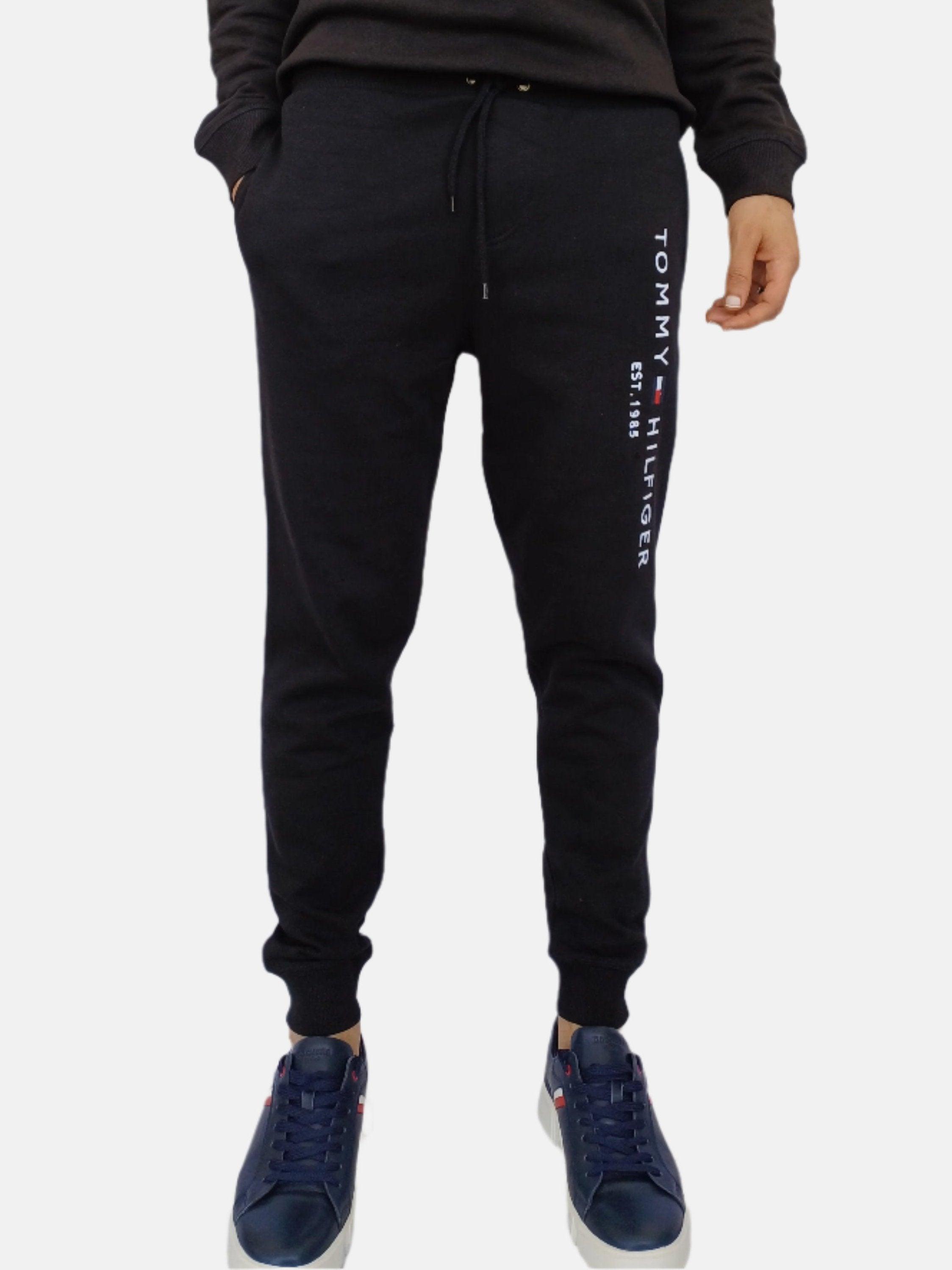 Black Tommy Hilfiger Men Joggers