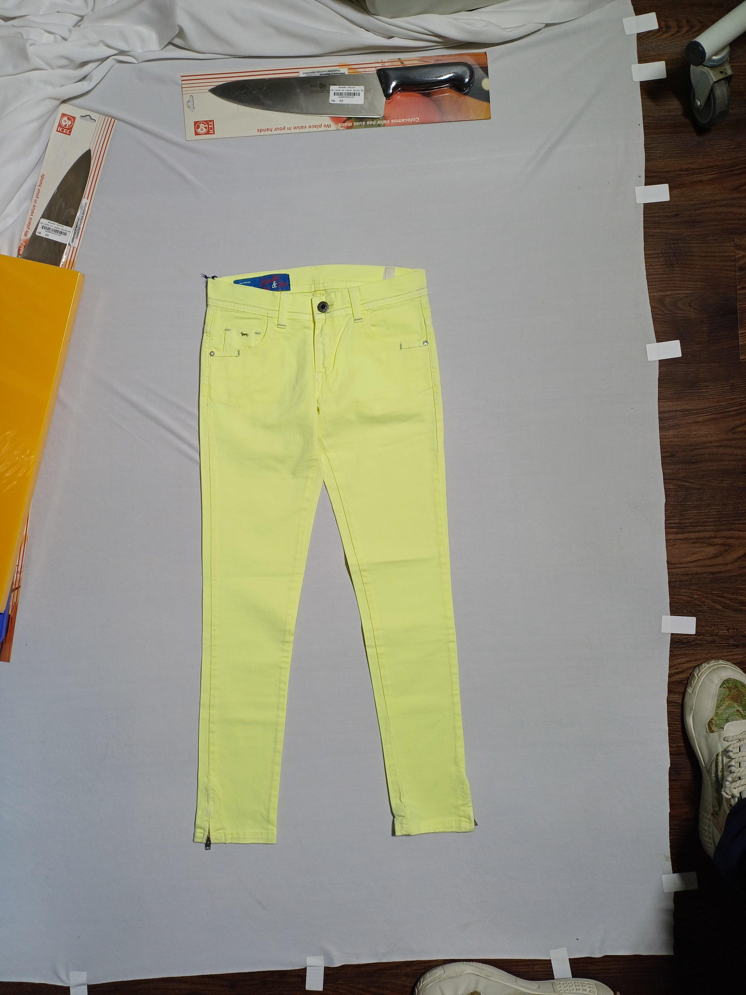 HARMONT&BLAINE YELLOW-L/140 GIRL JEANS 9000JW