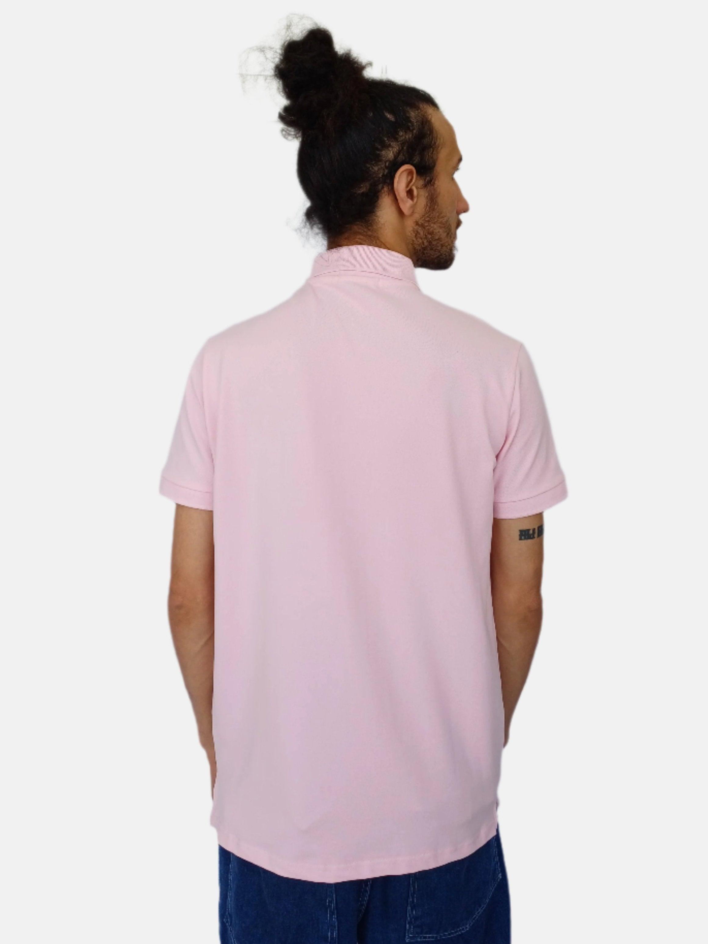 Polo uni rose Ralph Lauren pour homme, coupe slim, petit poney