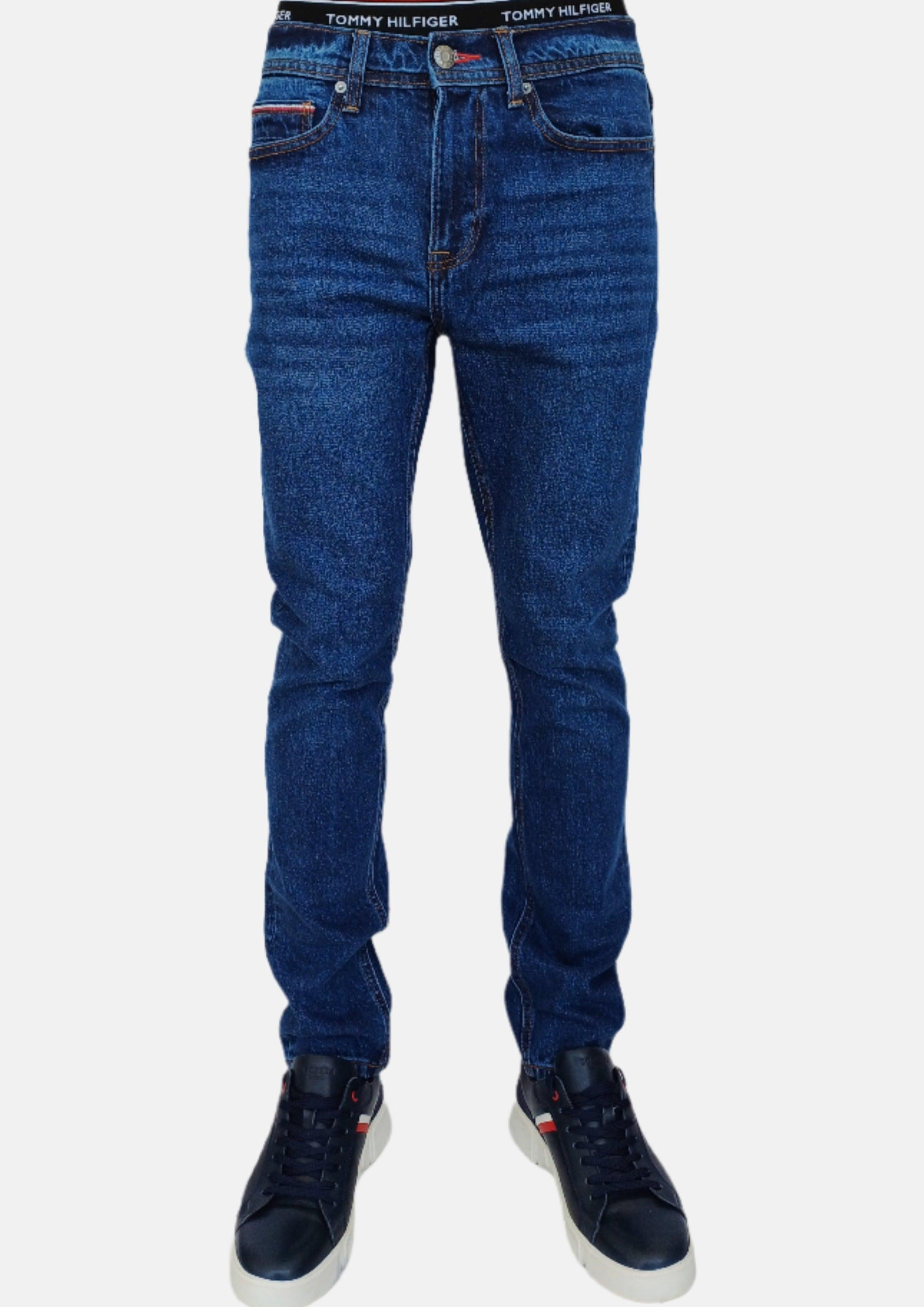 Jean slim bleu foncé TOMMY HILFIGER pour homme