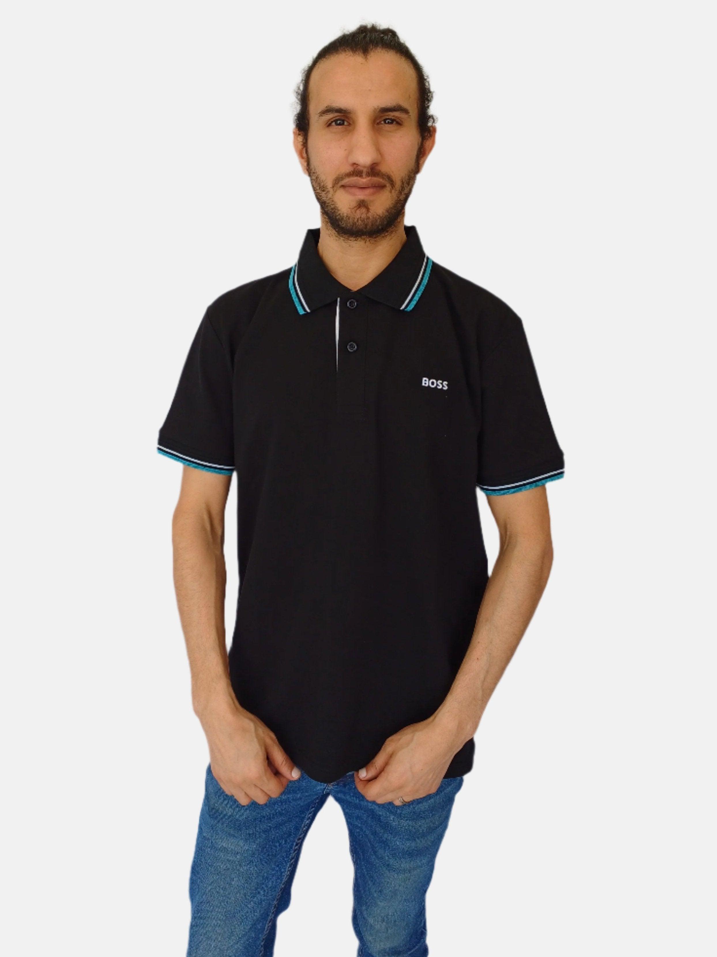 Black Boss Paddy Pro Moisture Polo T-shirt