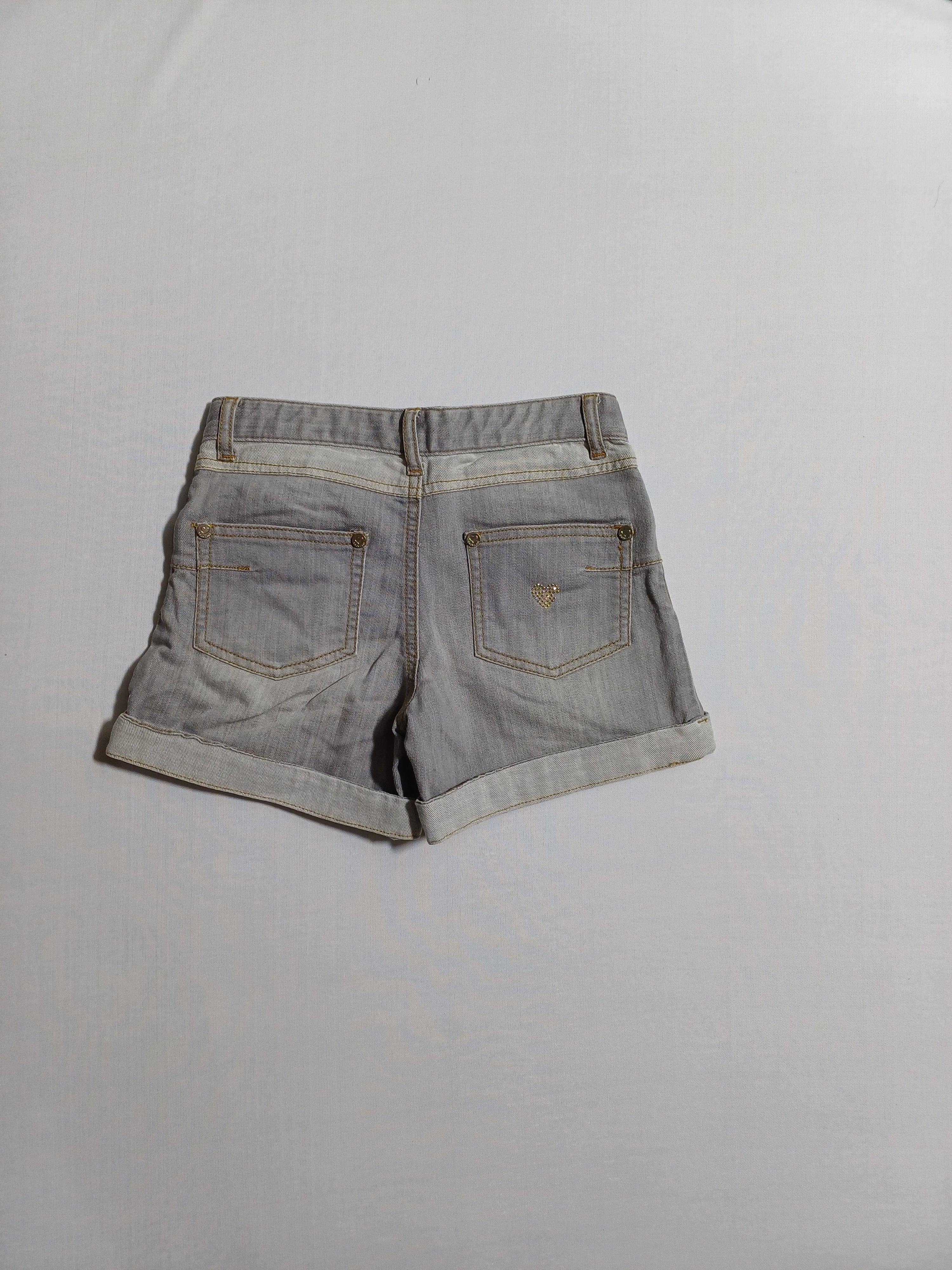 TWIN SET GREY-8A GIRL SHORT GS52M2