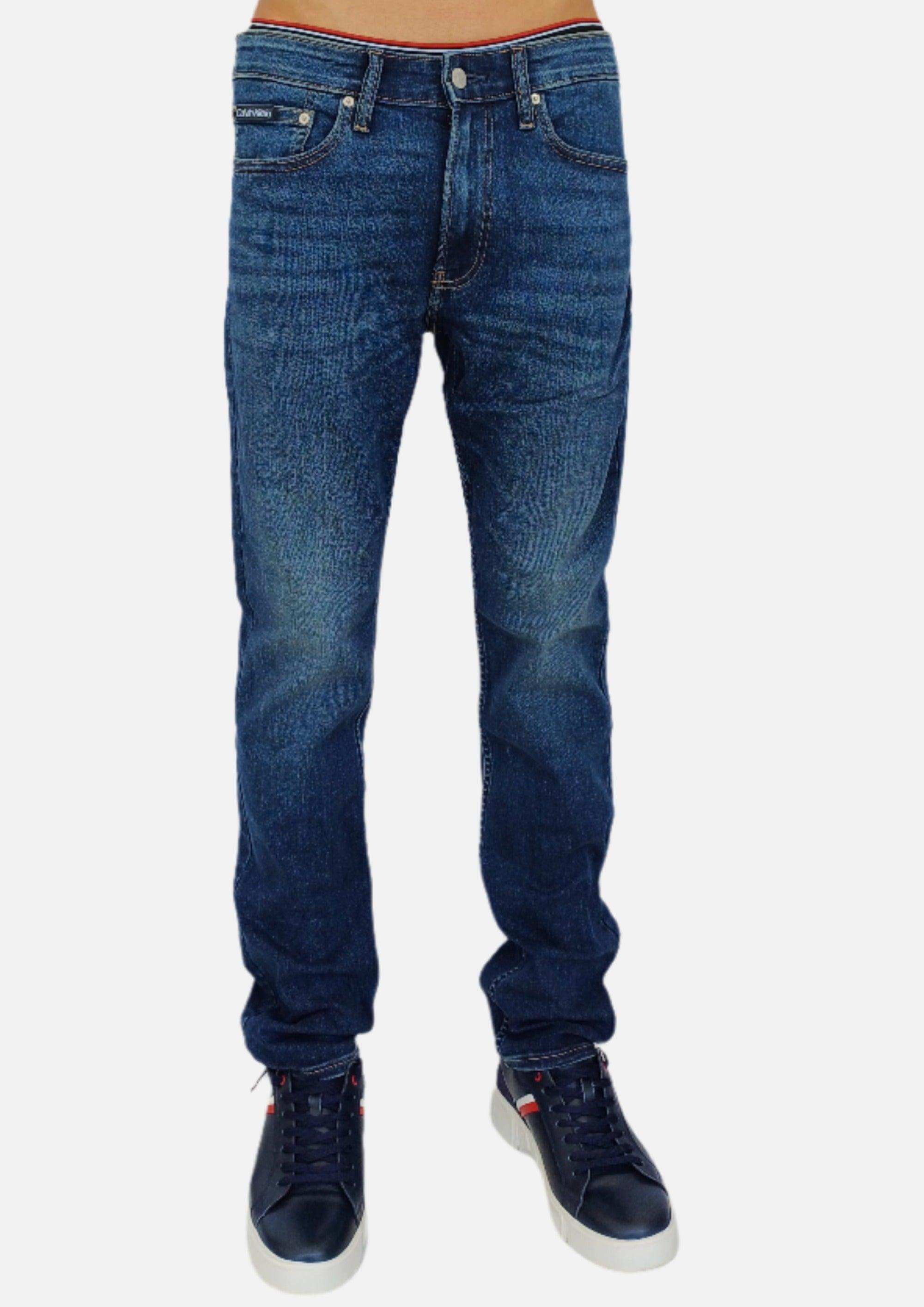 CALVIN KLEIN Dark Blue Men Jeans