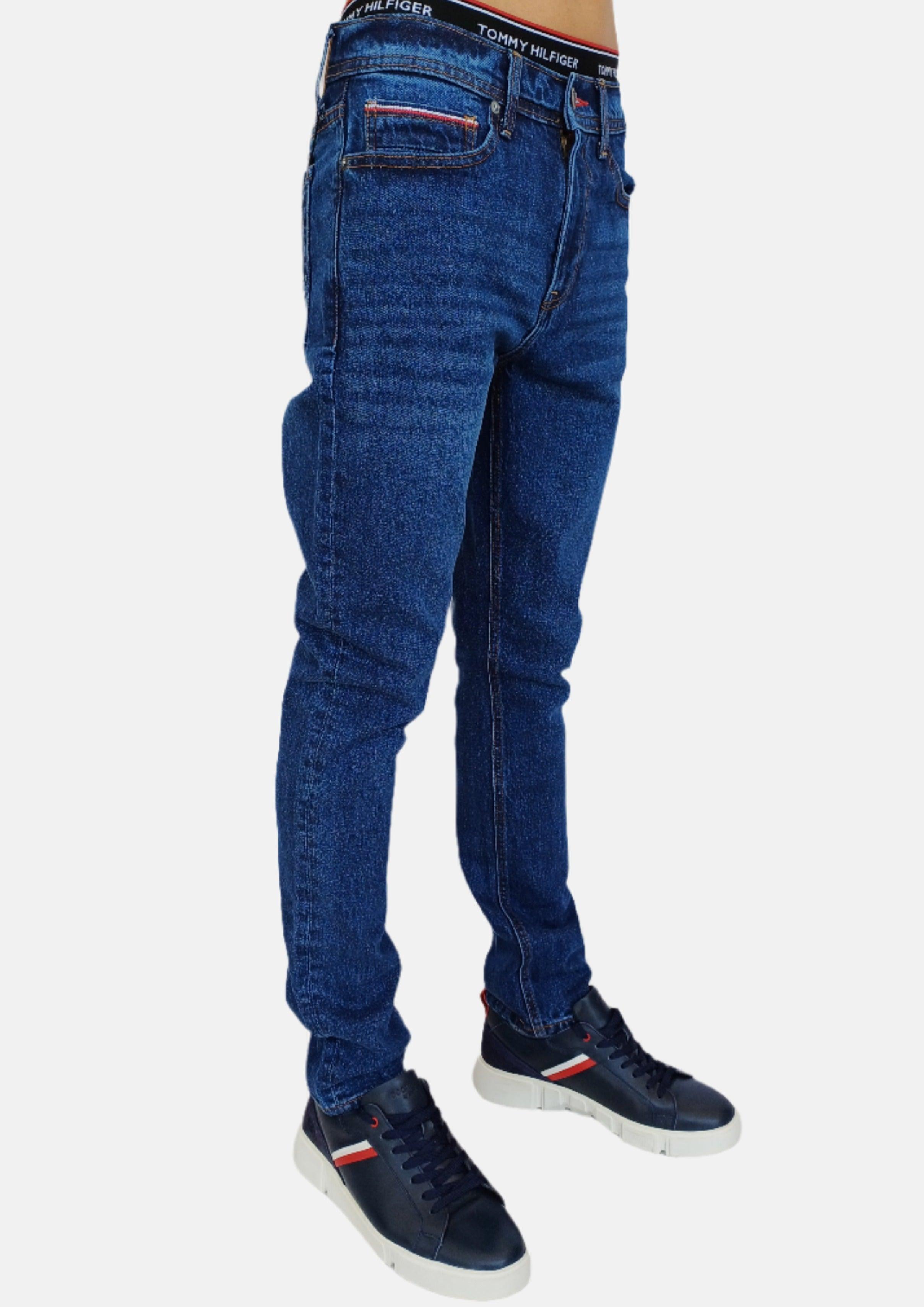 Jean slim bleu foncé TOMMY HILFIGER pour homme