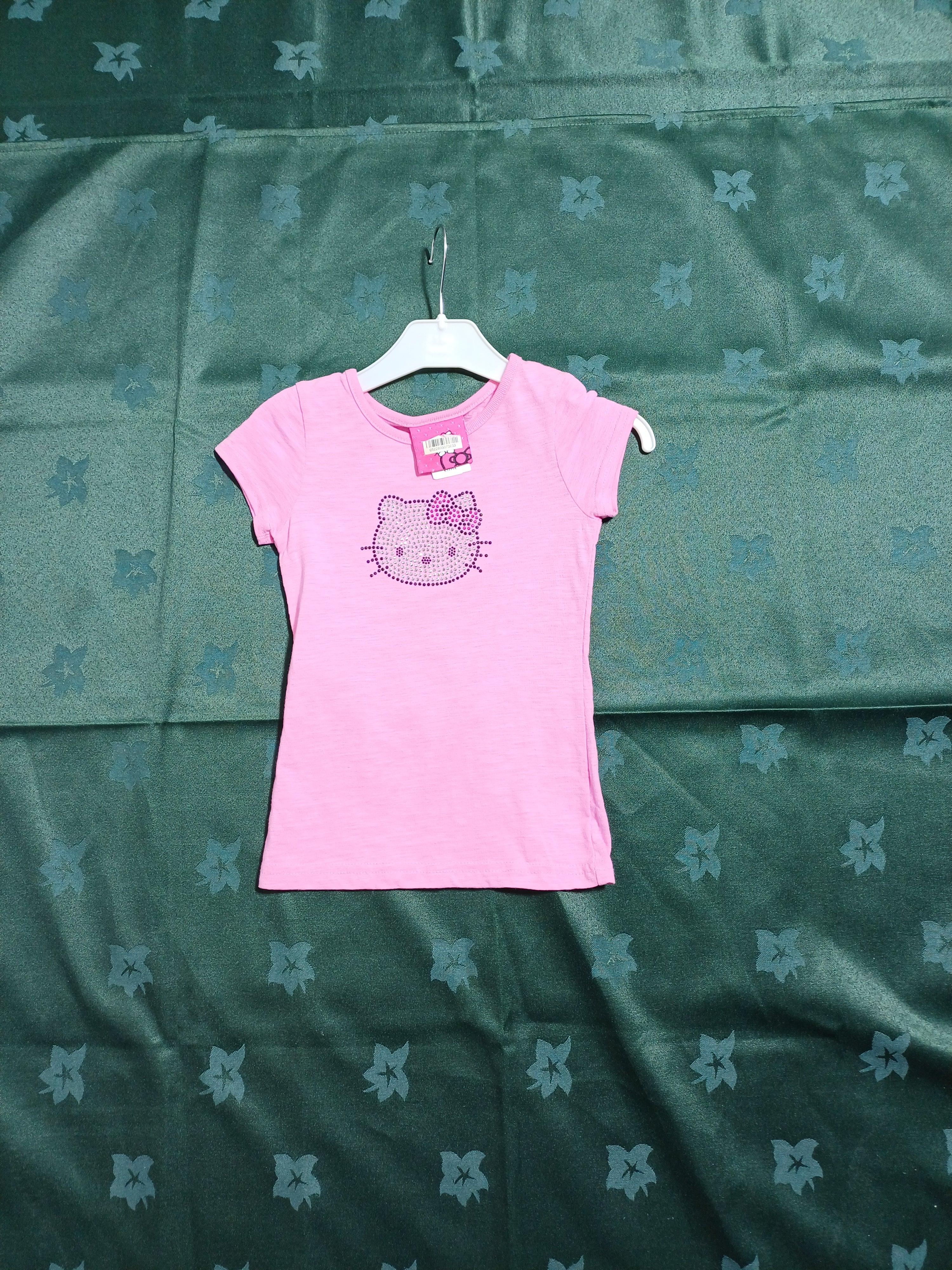 T-SHIRT HELLO KITTY ROSE POUR FILLE DE 5 ANS SS HK040350V01