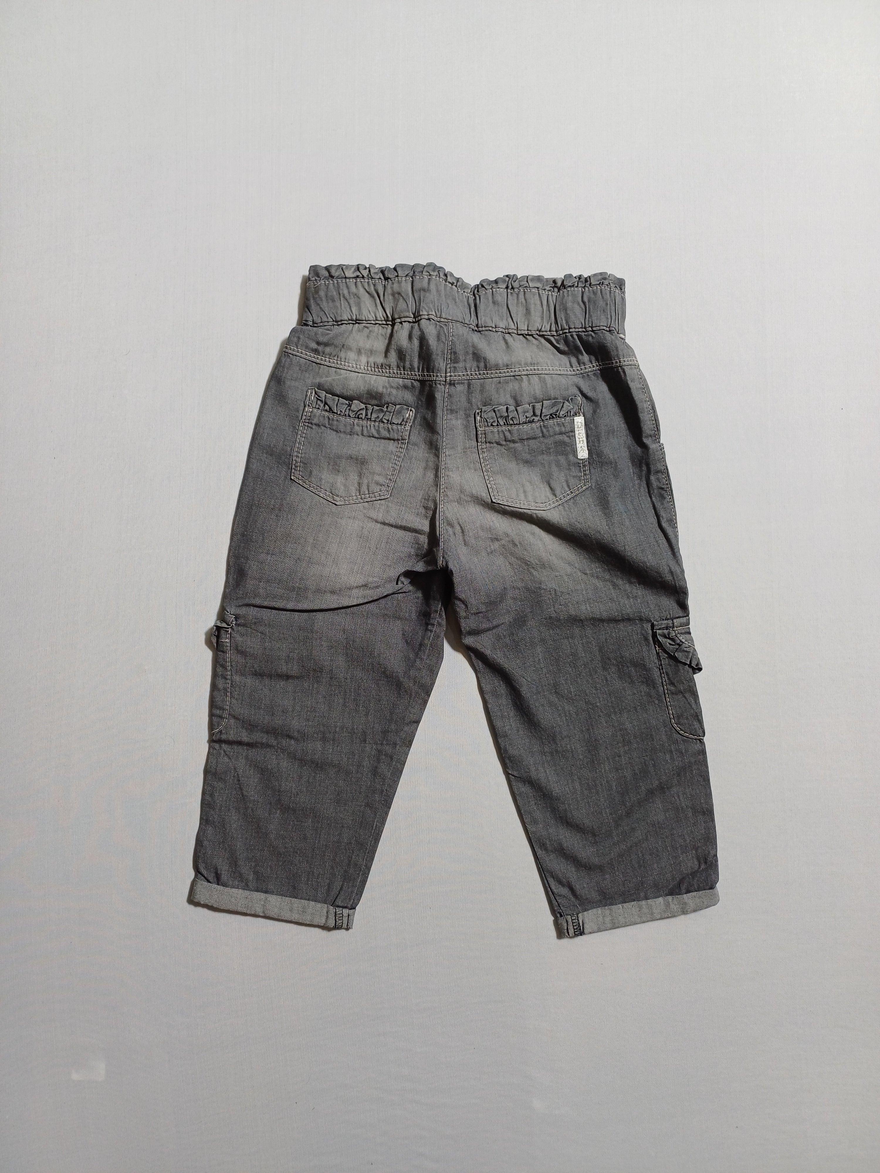 DEHA GREY-3Y GIRLS PANT F17486 /2504 E46176/2054