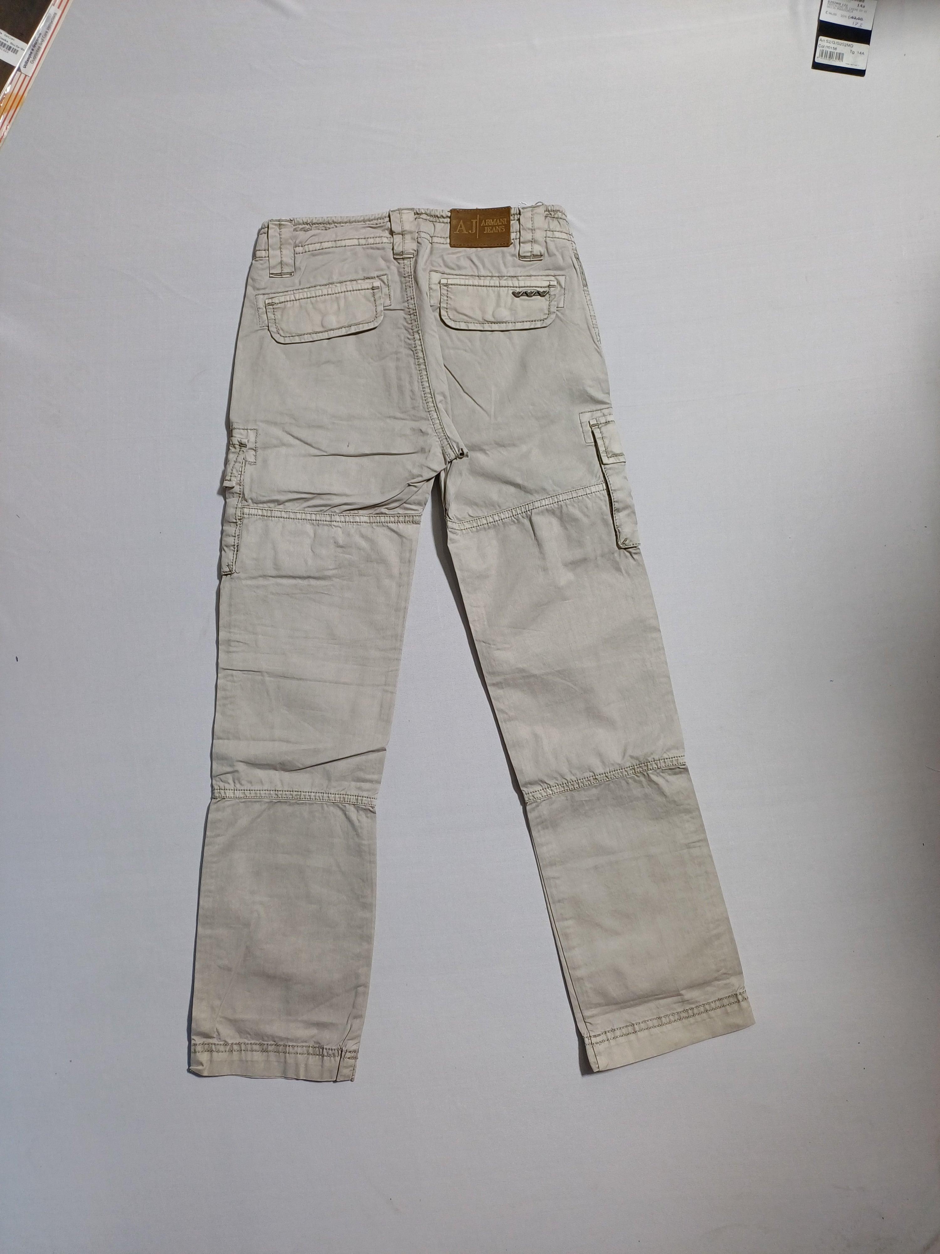 ARMANI GREY-8A BOY TROUSER P052W P14RA