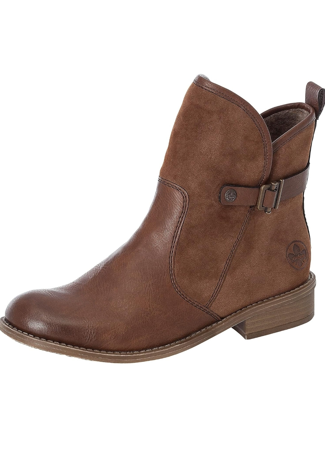 Reiker Women Boots 727K1-22 Brown Fleece Lining